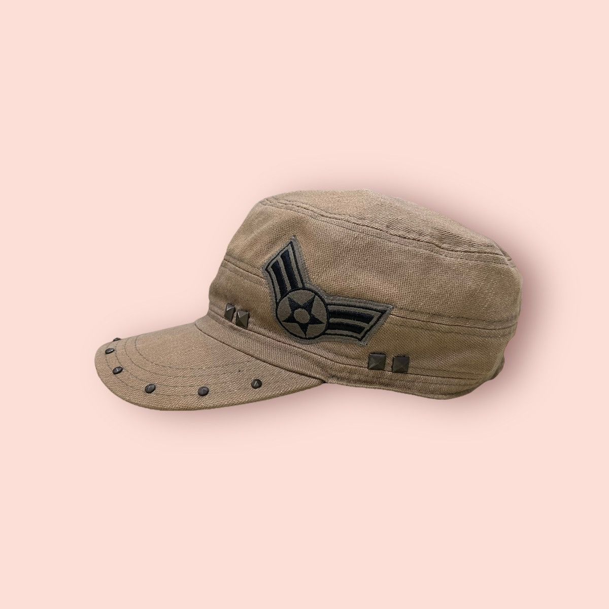 Japanese Brand VINTAGE JAPAN MILITARY AIR FORCE FITTED HAT Size ONE SIZE - 2 Thumbnail