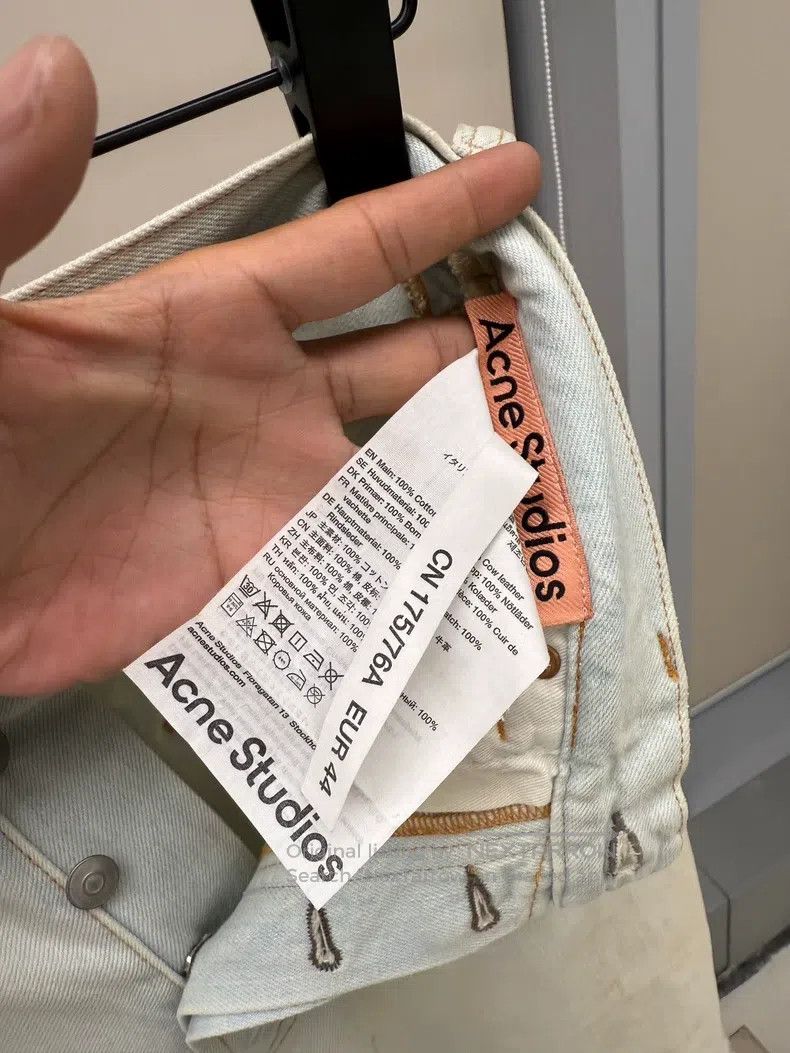 Acne Studios Acne Studios Distressed and ripped men's wide-leg jeans Size US 28 / EU 44 - 4 Thumbnail