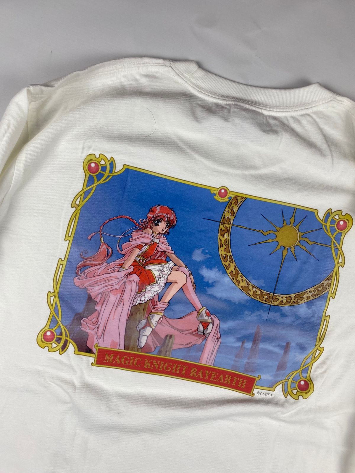 Anime Vintage Anime Magic Knight Rayearth Hikaru Shidou Tshirt Size US L / EU 52-54 / 3 - 4 Thumbnail