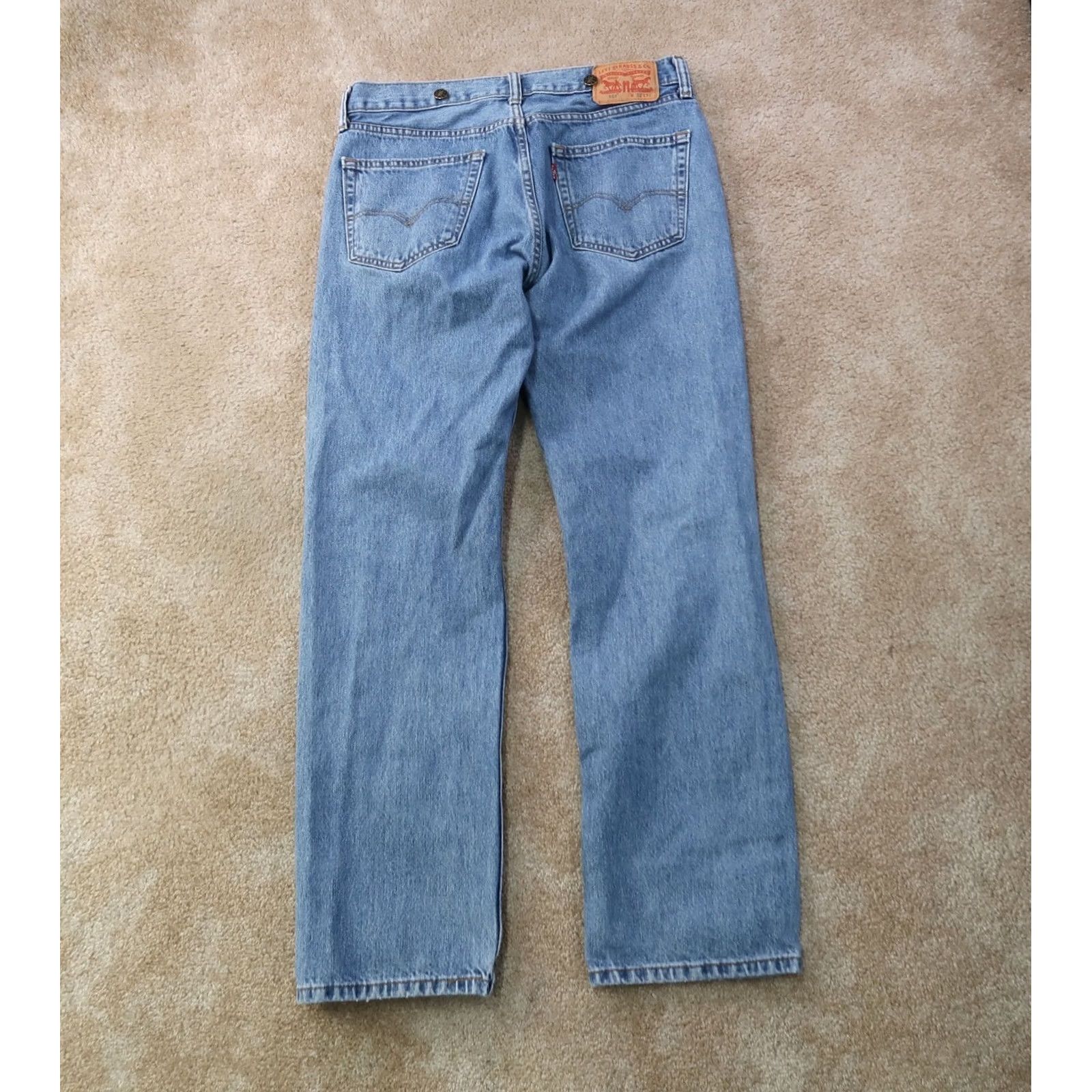 Levi's VINTAGE Levis 505 Regular Fit Straight Leg Jeans Men 32x32 Blue Denim Size US 32 / EU 48 - 6 Thumbnail