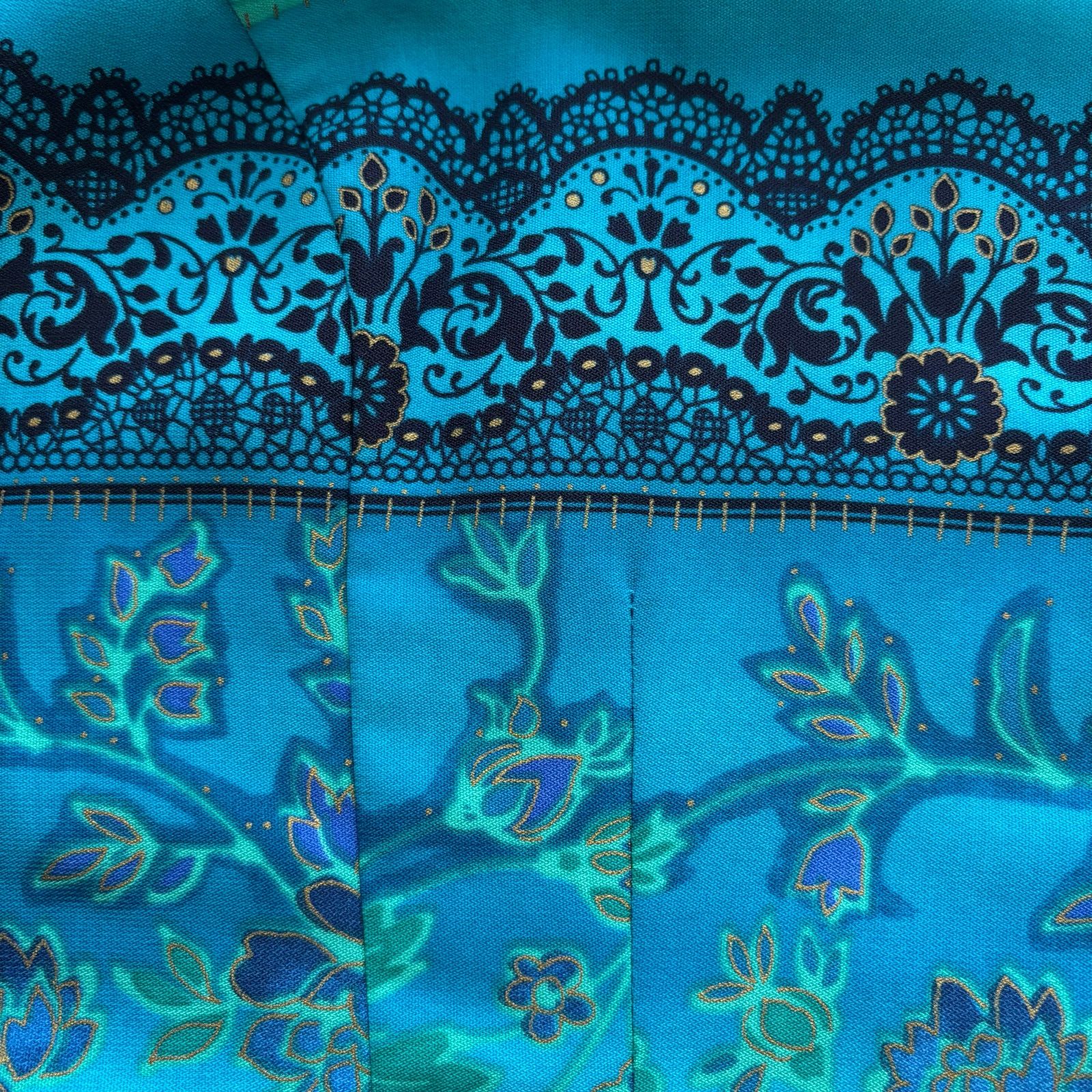 Other Sag Harbor Floral Button Down Blouse Size 14 Lined Size XL / US 12-14 / IT 48-50 - 7 Thumbnail