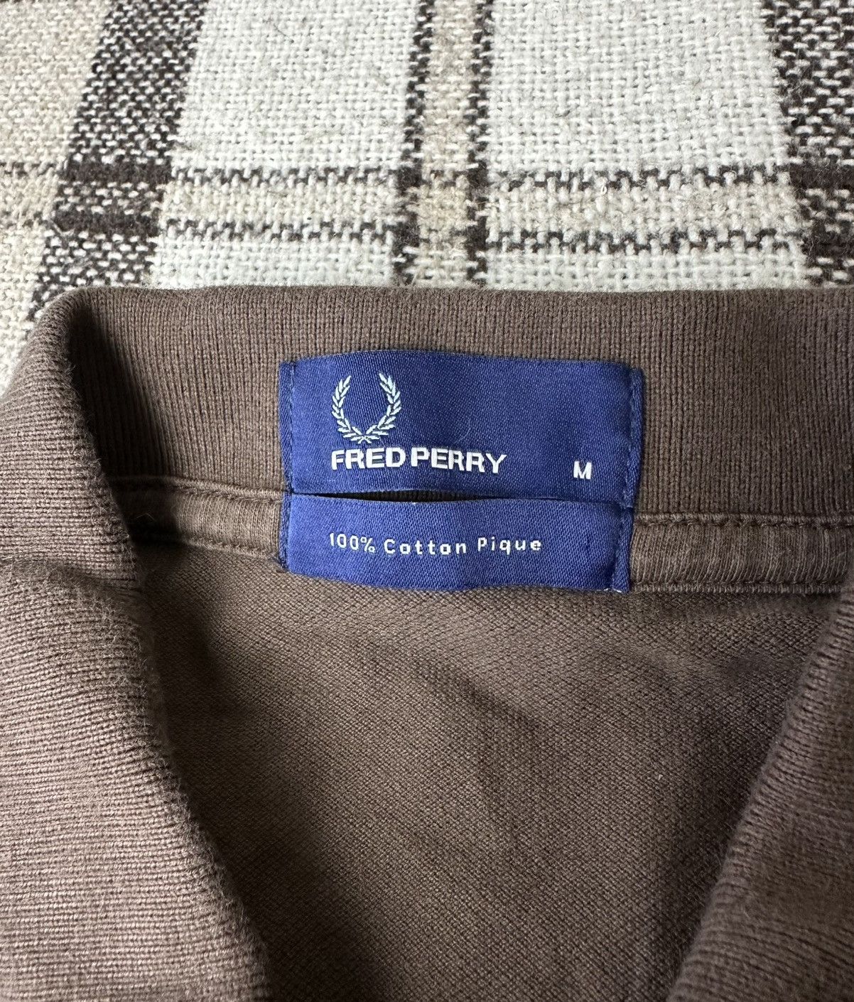 Fred Perry Vintage Fred Perry Brown/ Teal Polo Size M Nice condition Size US M / EU 48-50 / 2 - 4 Thumbnail