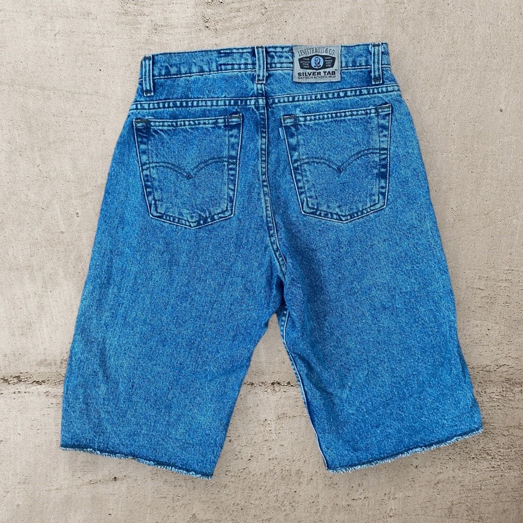Levi's Vintage Levi's Silver Tab Jorts Button Fly Denim Jean Shorts Size US 29 - 2 Thumbnail