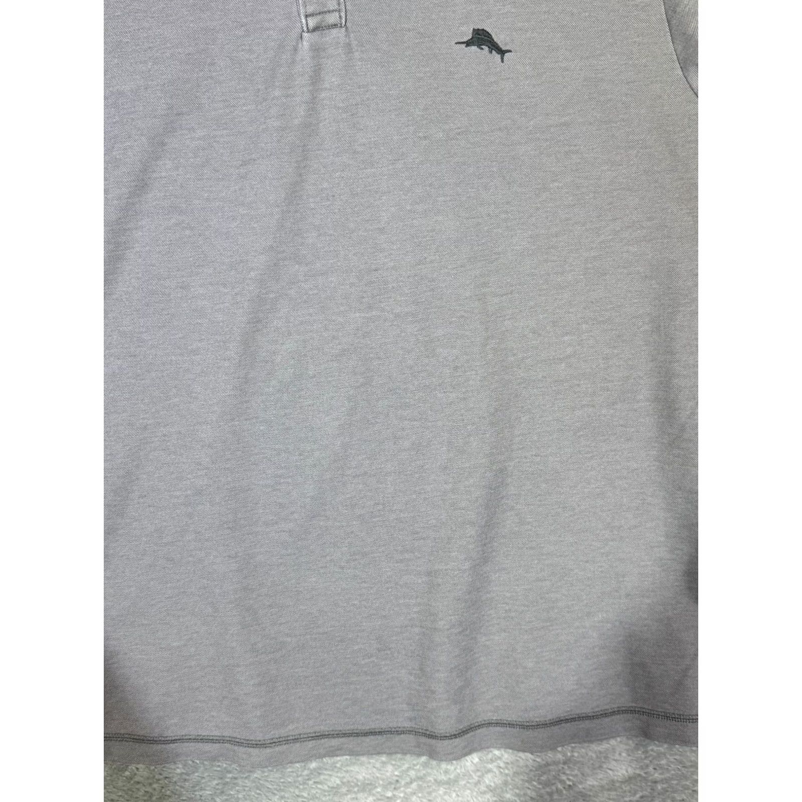 Tommy Bahama VINTAGE Tommy Bahama Polo Shirt Gray Casual Men L Short Sleeve Cotton Polo Shirt Size US L / EU 52-54 / 3 - 6 Thumbnail