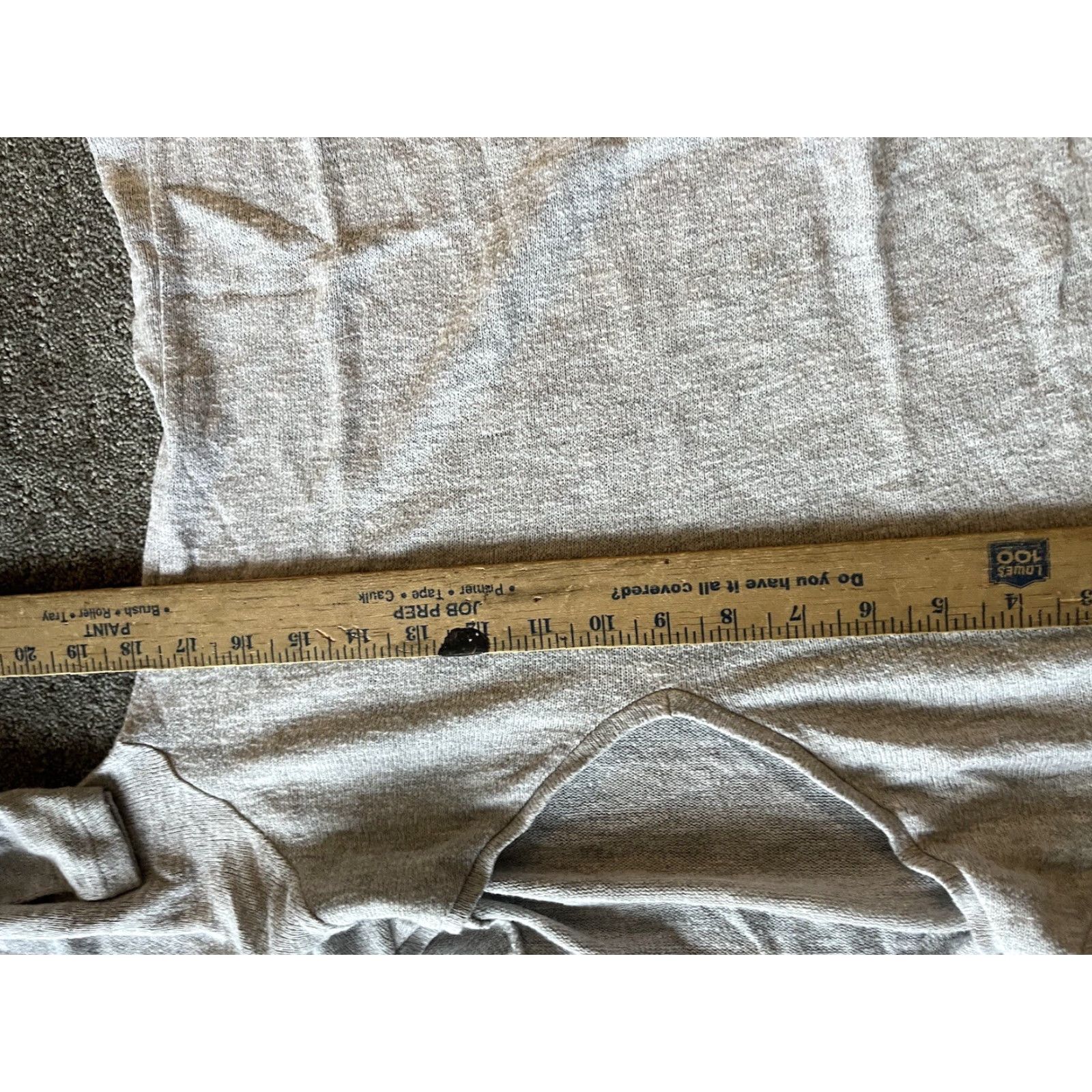 American Eagle Outfitters American Eagle Pullover Sweater Womens S Gray Waffle Knit Long Sleeve V-Neck Size S / US 4 / IT 40 - 4 Thumbnail