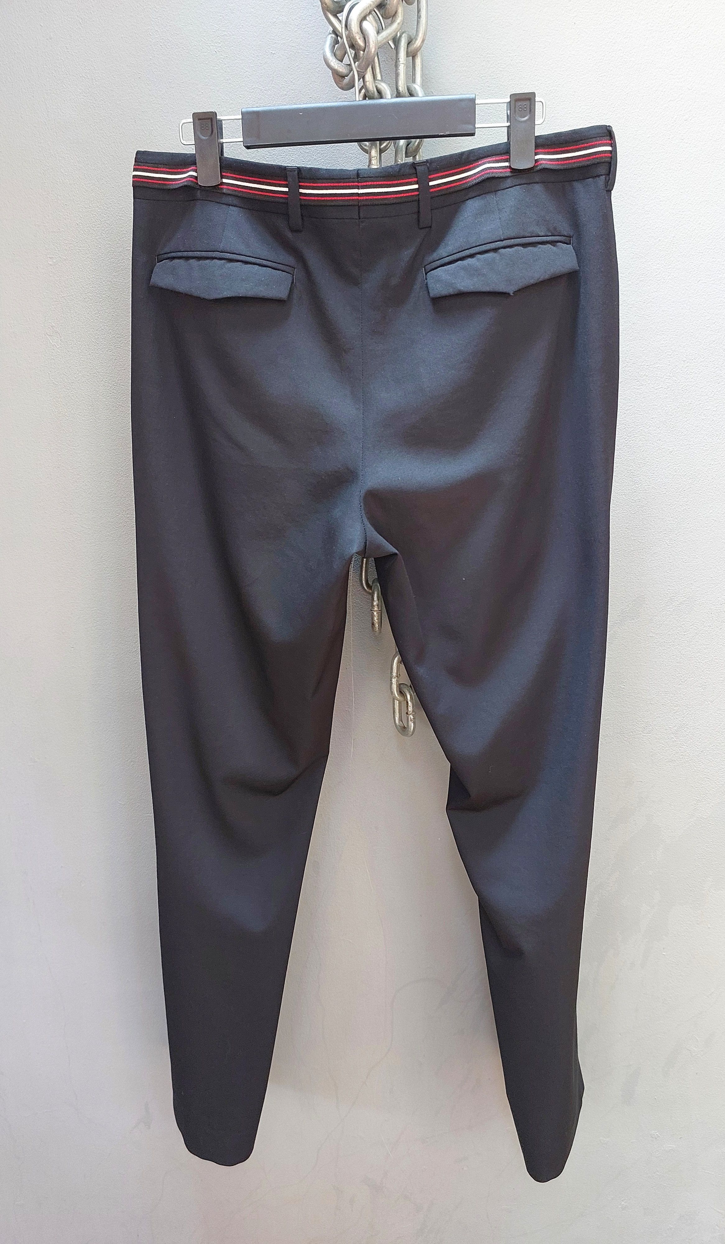 Dior Dior Homme x Kris Van Assche A/W16 Trimming Tape Belt Slacks Size US 32 / EU 48 - 8 Thumbnail
