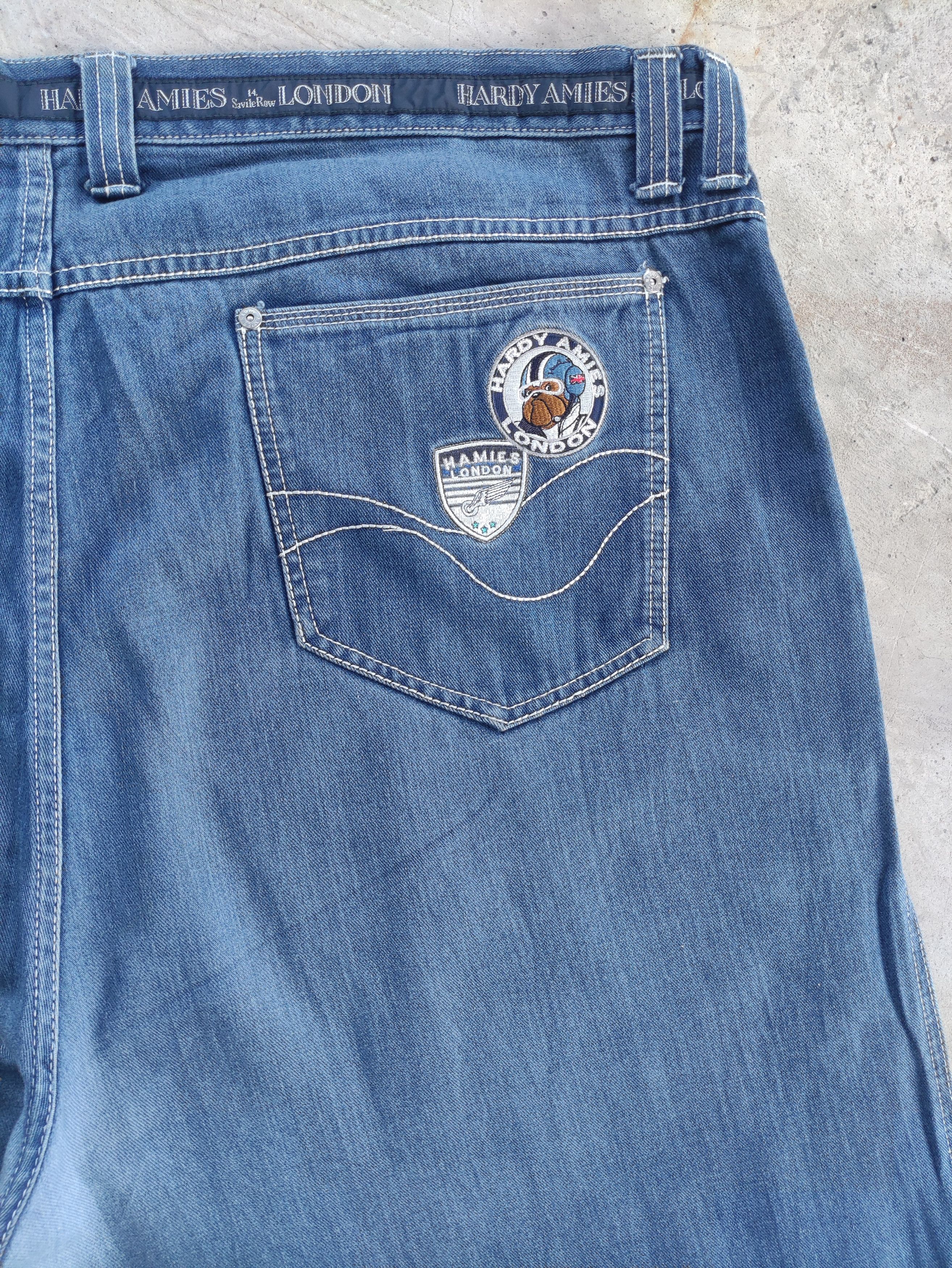 Hardy Amies Vintage Hardy Amies Jean Baggy Faded Denim Size US 44 / EU 60 - 11 Thumbnail