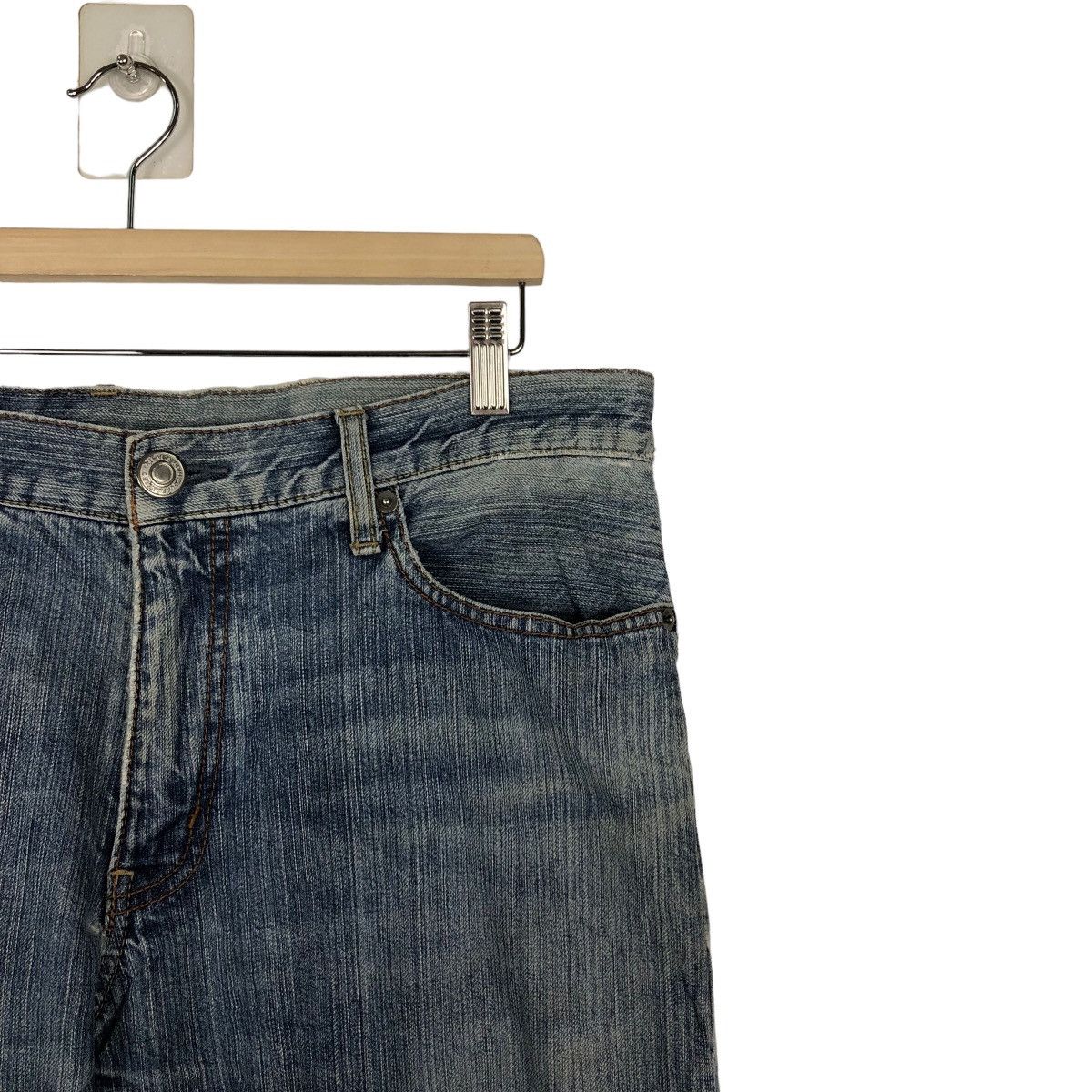Japanese Brand 🔥RARE PUNK STYLE DISTRESSED DENIM JEANS ISSEY MIYAKE JAPAN Size US 34 / EU 50 - 5 Thumbnail