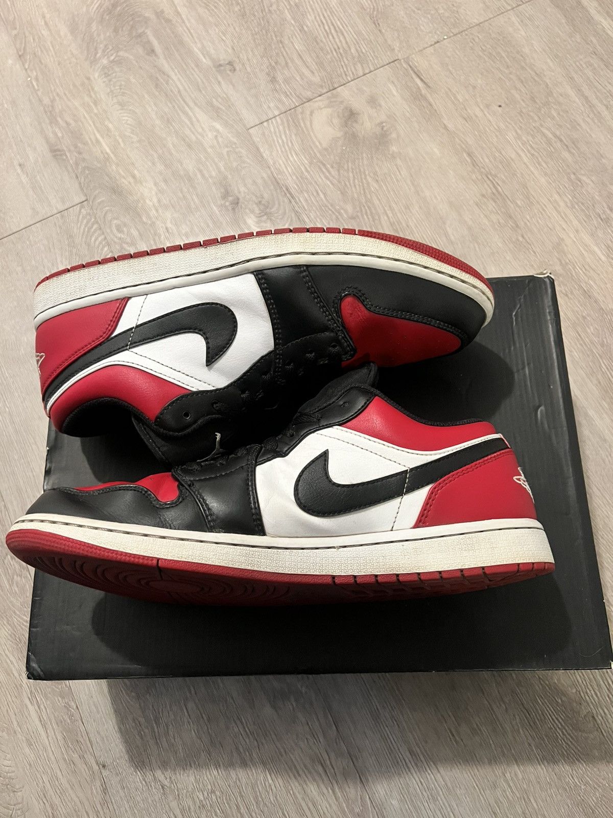 Air Jordan 1 Low Retro “black Toe” in Red, Men's (Size 11)