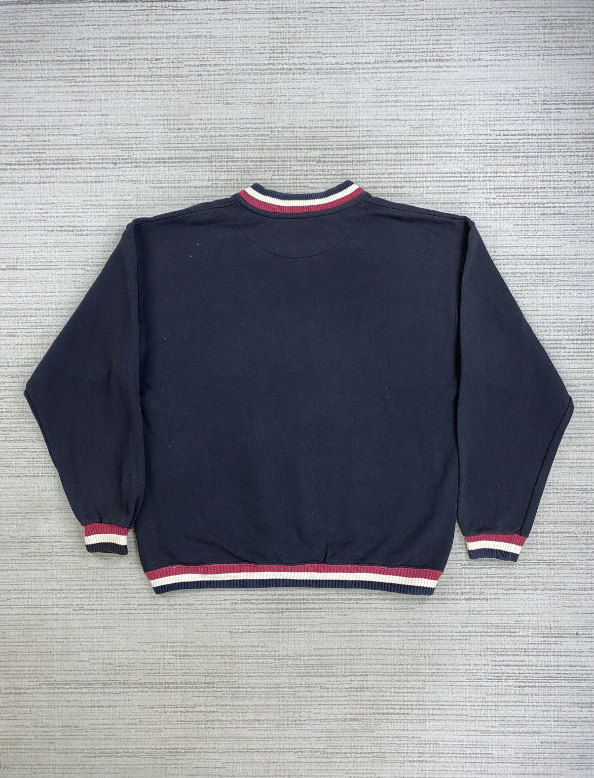 Japanese Brand × Swingster × Vintage Vtg 80s Swingster Pennzoil Made In Usa V Neck Sweatshirt Size US L / EU 52-54 / 3 - 2 Thumbnail