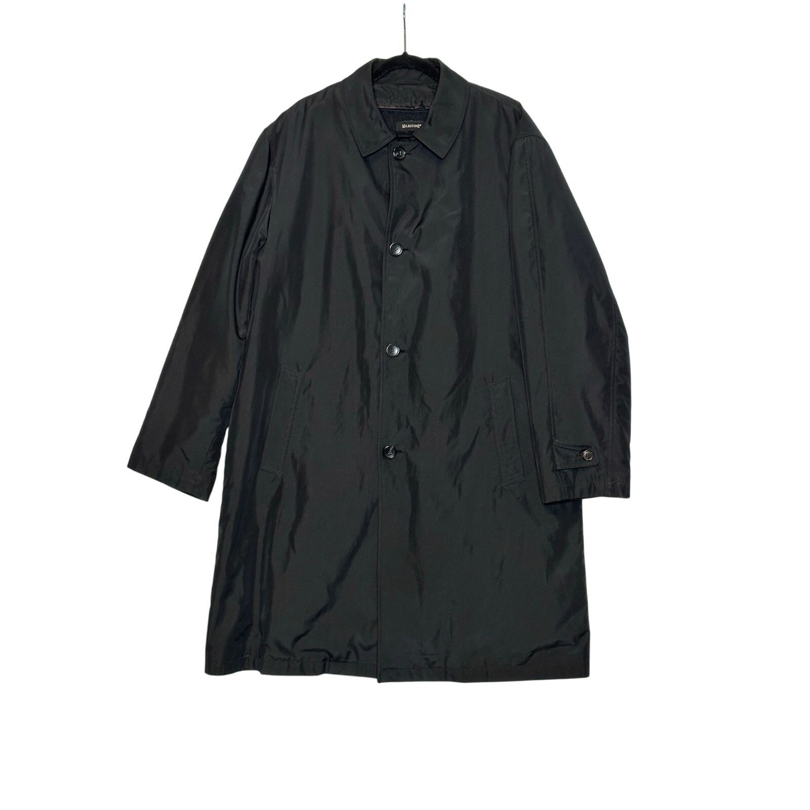 Milestone Milestone vintage black trench coat size 56 - XL Size US XL / EU 56 / 4 - 15 Thumbnail