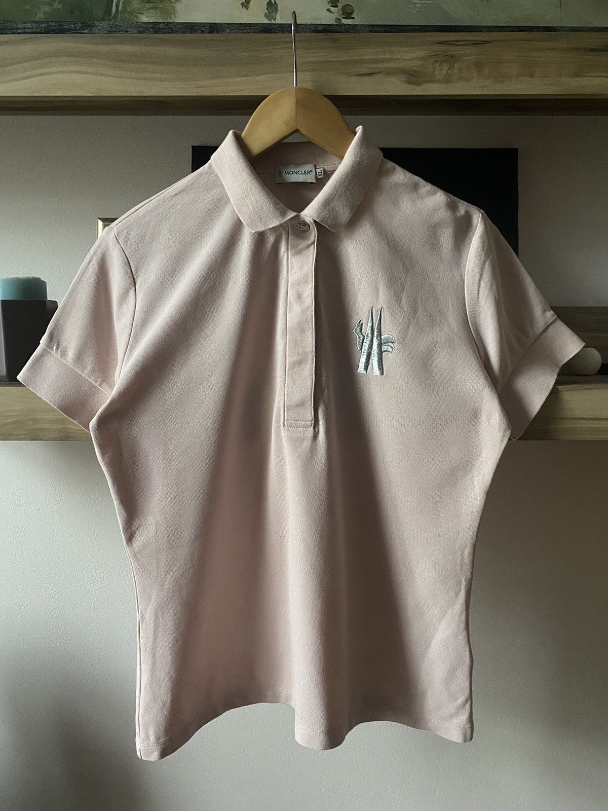 Moncler RARE Moncler Big Logo T Shirt Size XL / US 12-14 / IT 48-50 - 1 Thumbnail