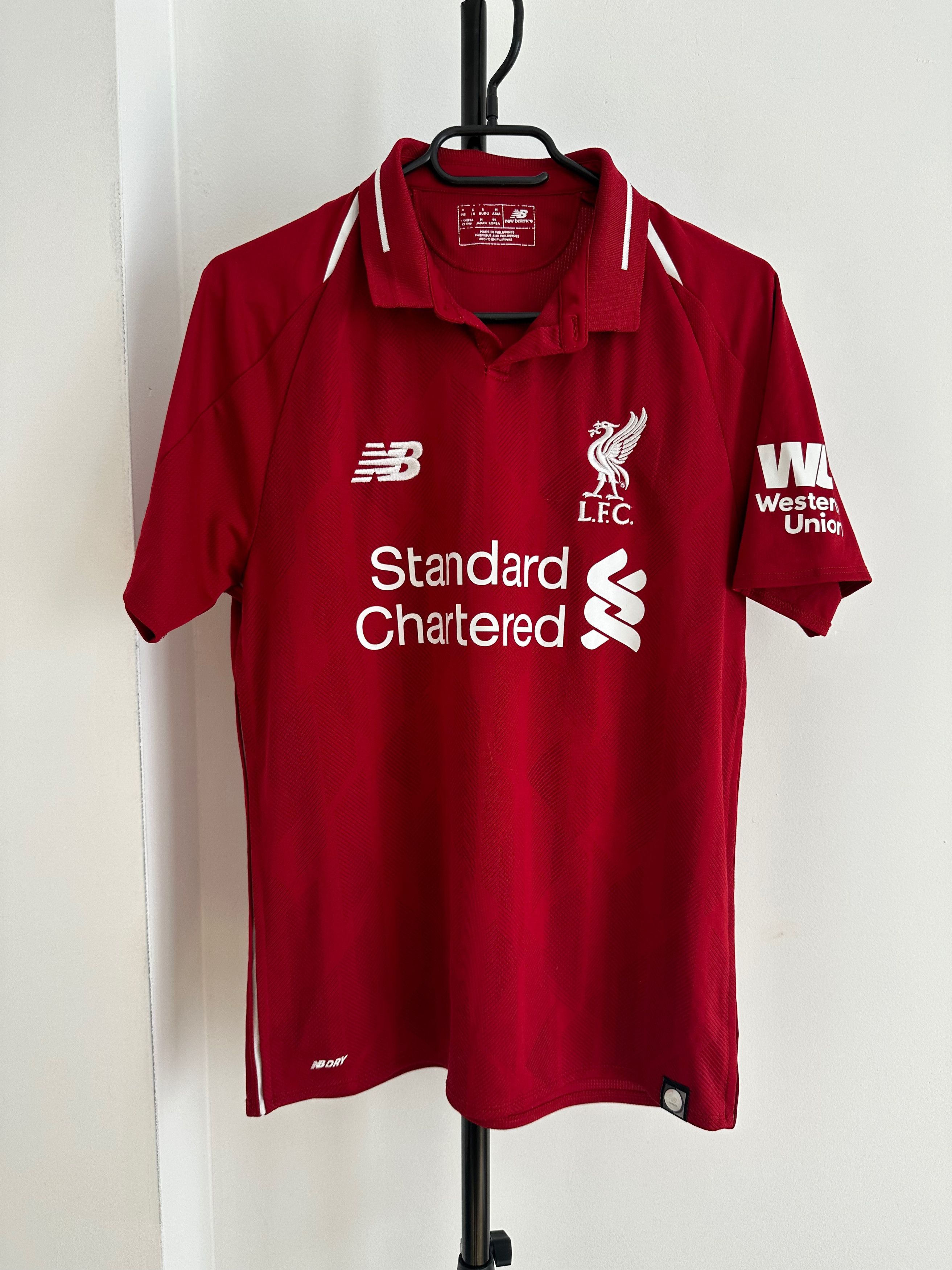 New Balance 2018 New Balance Liverpool Home soccer shirt jersey Size US S / EU 44-46 / 1 - 1 Thumbnail