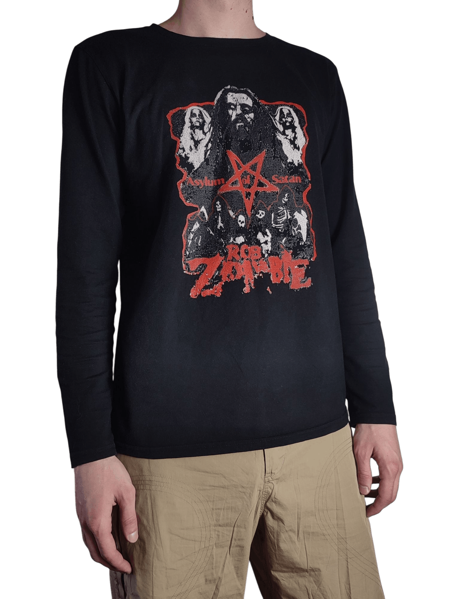 Band Tees Rob Zombie Asylum of Satan Long sleeve t-shirt Size US M / EU 48-50 / 2 - 6 Thumbnail
