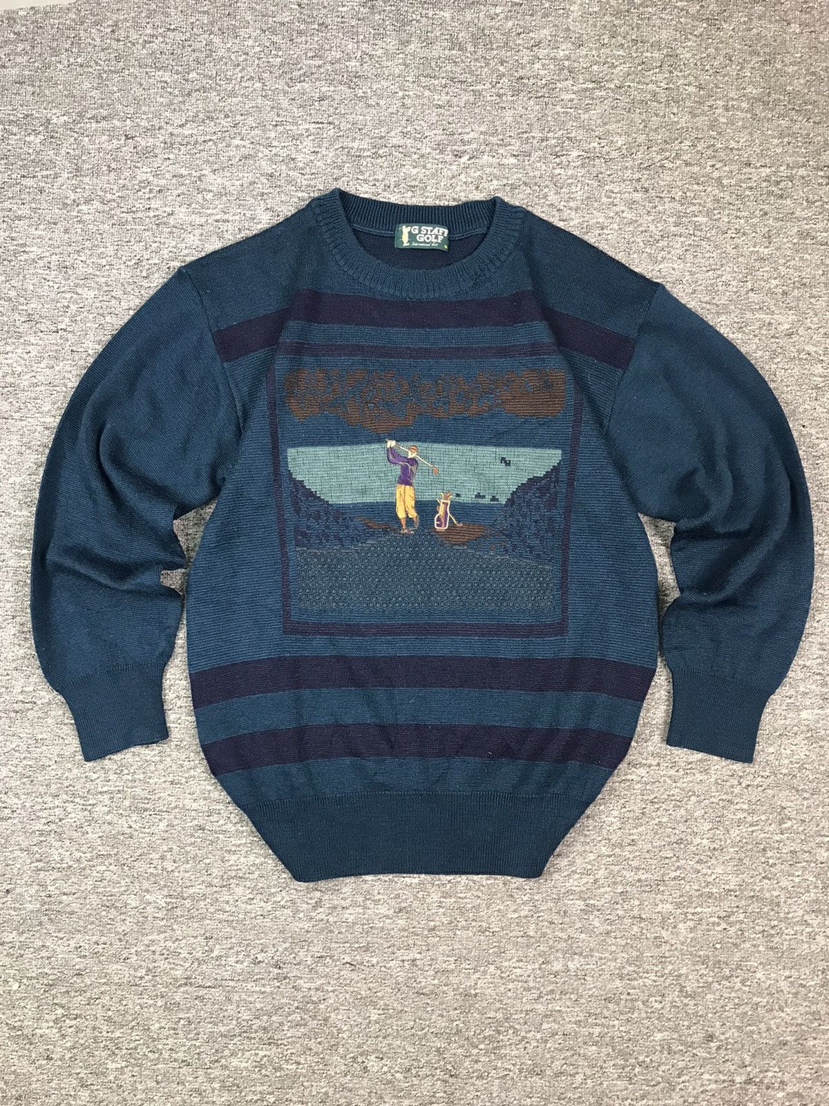 Golf le Fleur × Vintage vintage embroidered golf knitwear Size US M / EU 48-50 / 2 - 1 Thumbnail