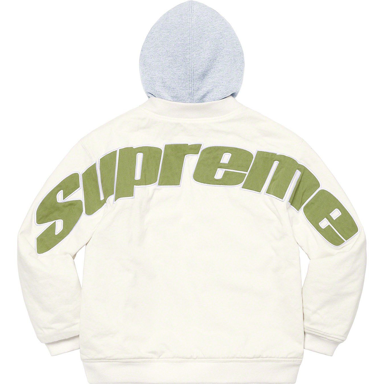 Supreme Supreme Hooded Twill Varsity Jacket | Grailed