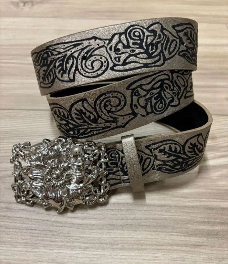 Japanese Brand Rose Buckle Belt Size ONE SIZE - 2 Thumbnail