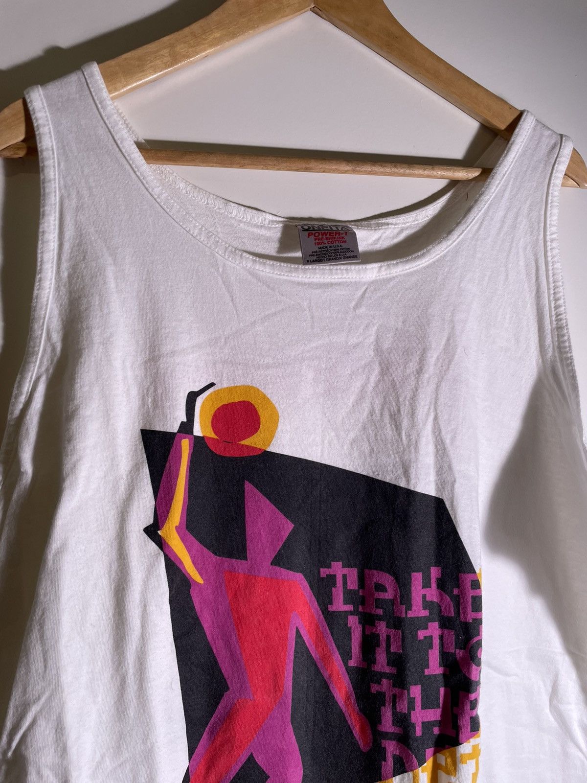 Vintage 90’s VTG Vintage US Robotics Abstract Art Retro Tank Top Tee Size US XL / EU 56 / 4 - 3 Thumbnail