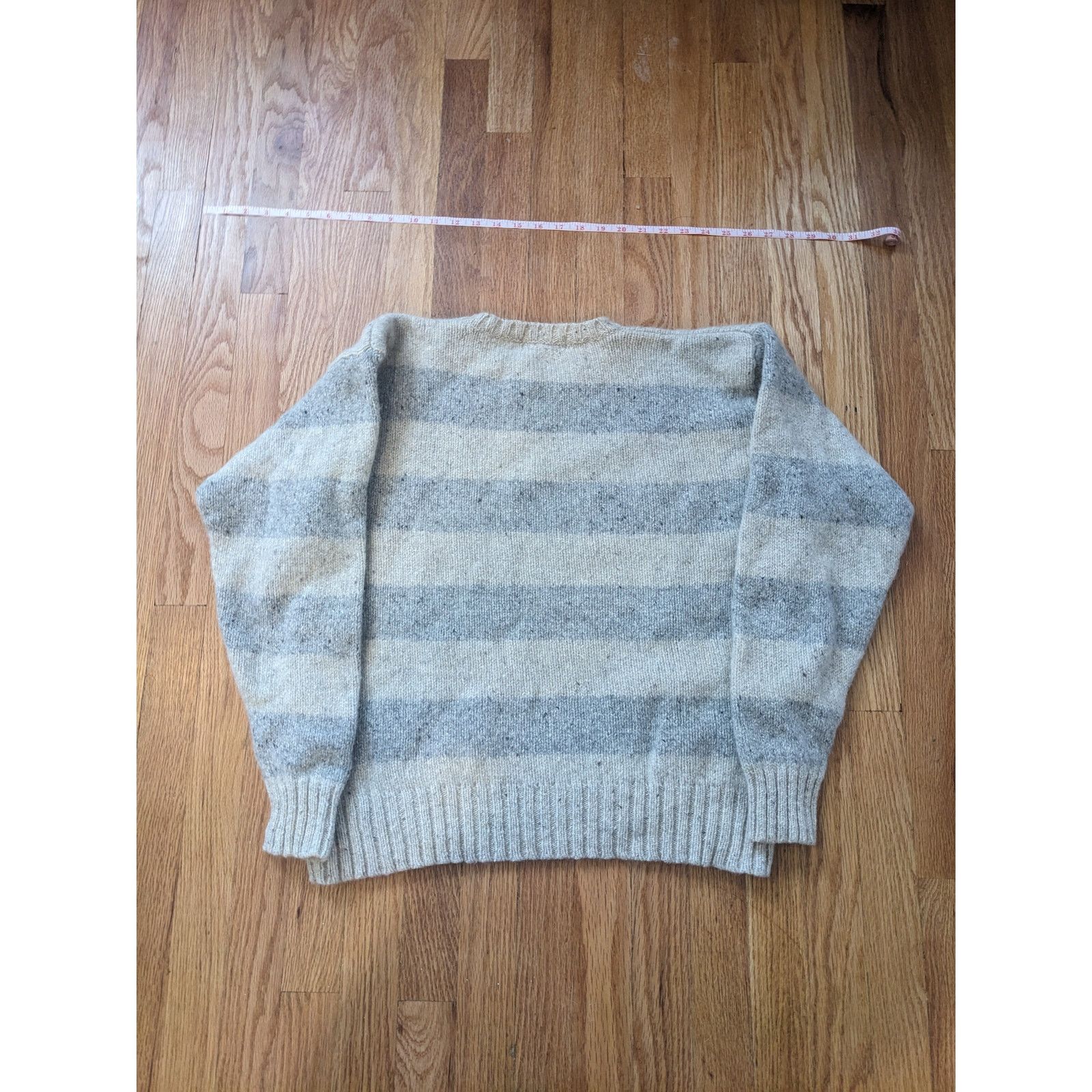 Giordano Giordana Striped Wool Sweater Size US L / EU 52-54 / 3 - 4 Thumbnail