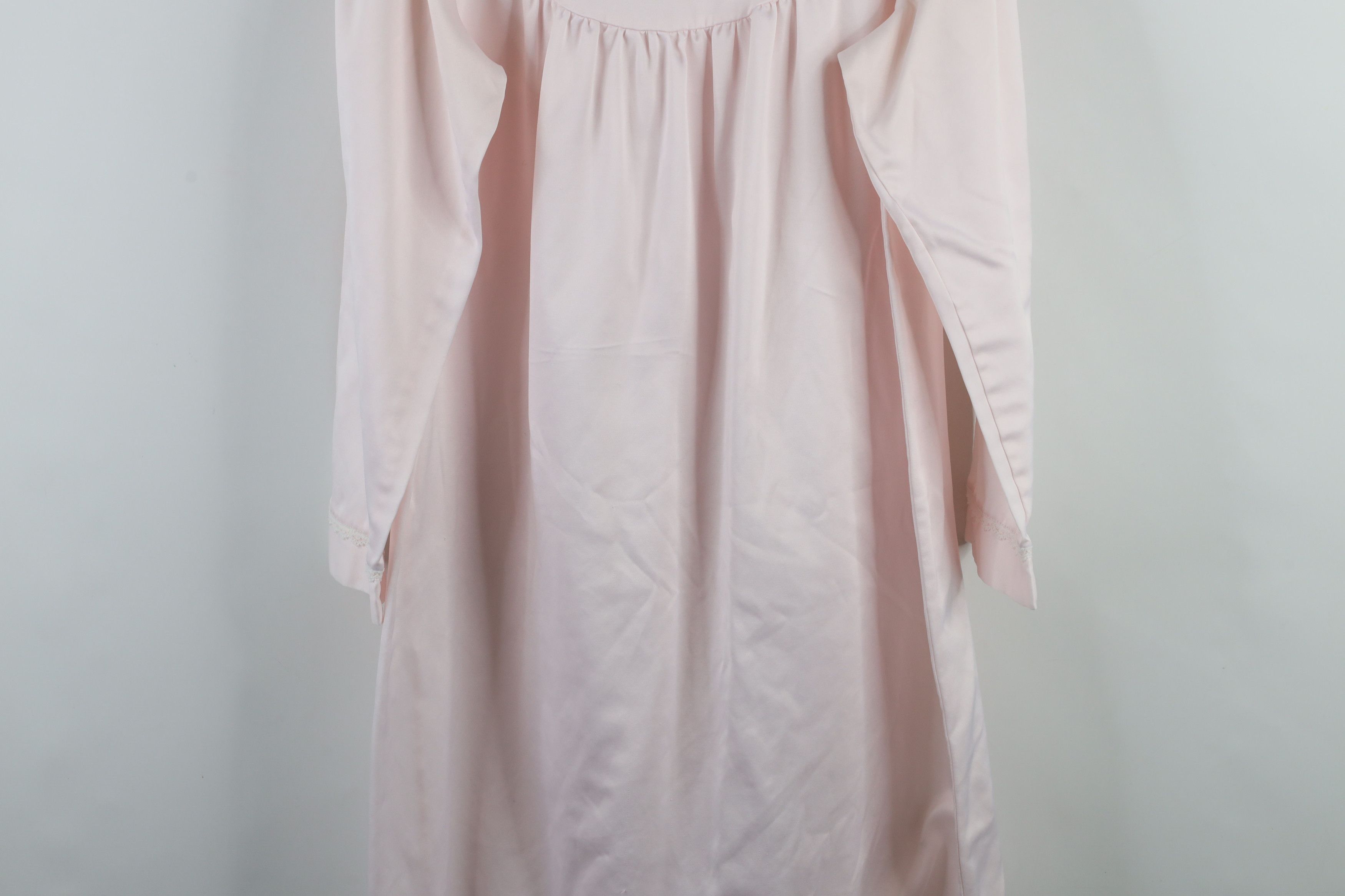 Vintage Vintage 90s Miss Elaine Ruffled Long Sleeve Night Gown Size M / US 6-8 / IT 42-44 - 13 Thumbnail