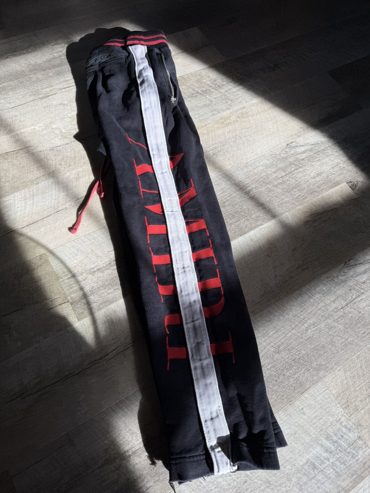 Amiri AMIRI Striped Cashmere blend Sweatpants Size US 30 / EU 46 - 16 Thumbnail