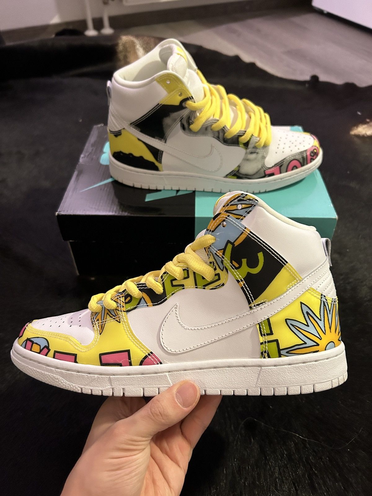 Nike Nike Sb Dunk High ”De La Soul” (2015) Size US 9 / EU 42 - 3 Thumbnail
