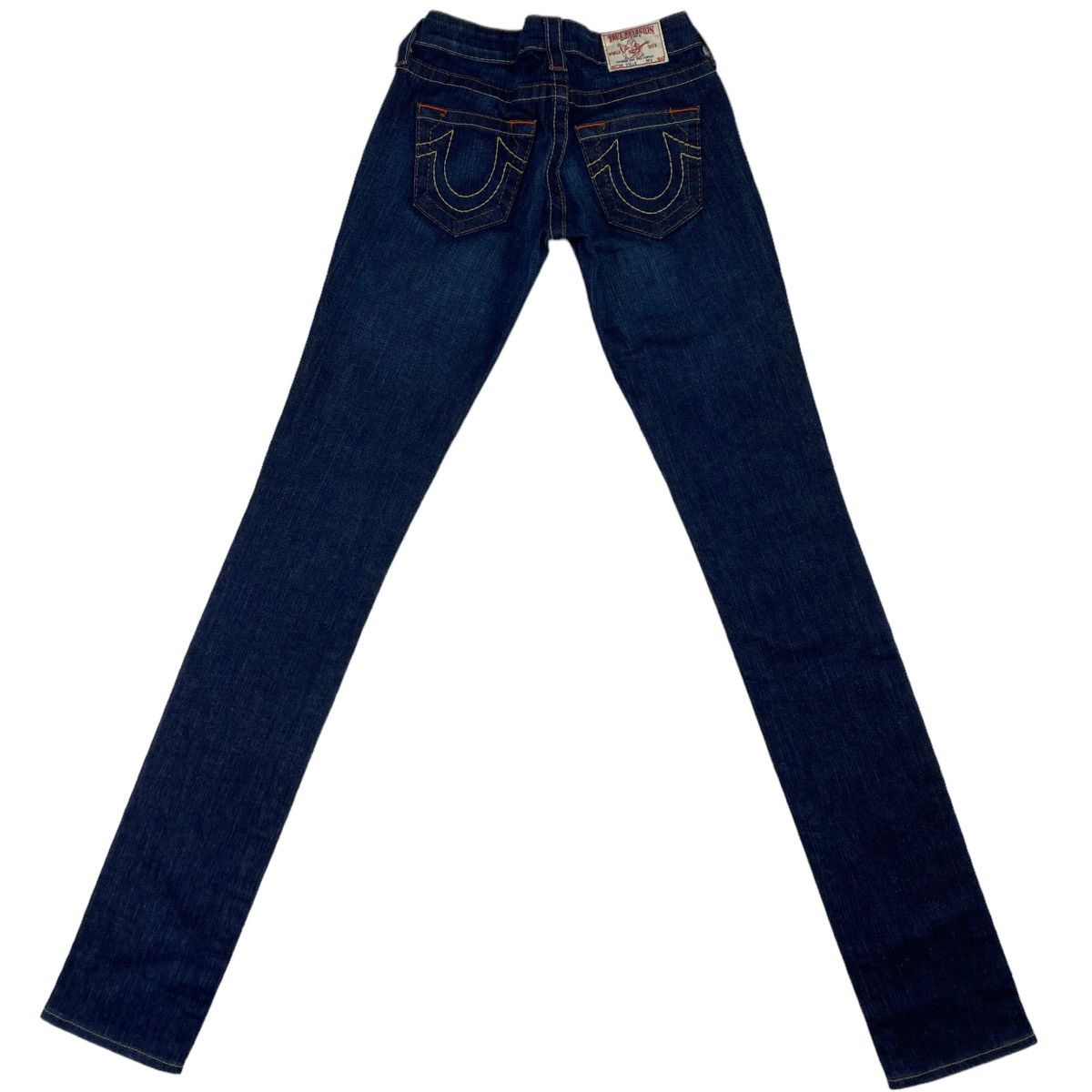 True Religion 🔥LASTDROP🔥 TR Stella Row Seat Low Rise Denim Jeans Pants Size 25" / US 0 / IT 36 - 3 Thumbnail