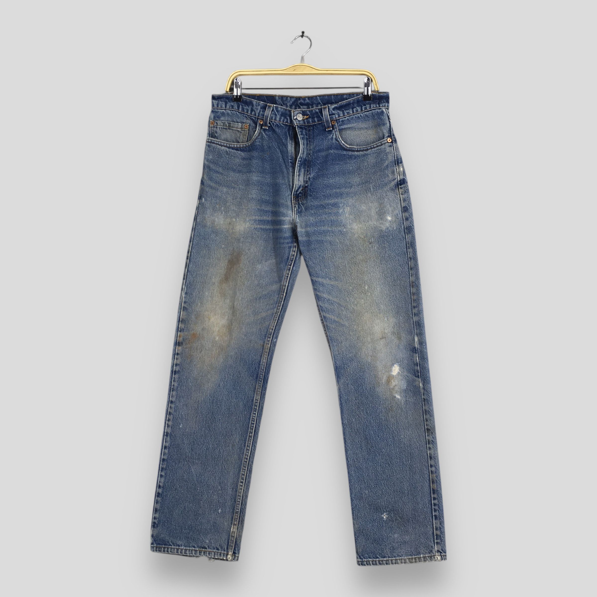 Levi's Size 32x31 Vintage 90s Levi's 505 Light Wash Jeans S397 Size US 32 / EU 48 - 1 Thumbnail