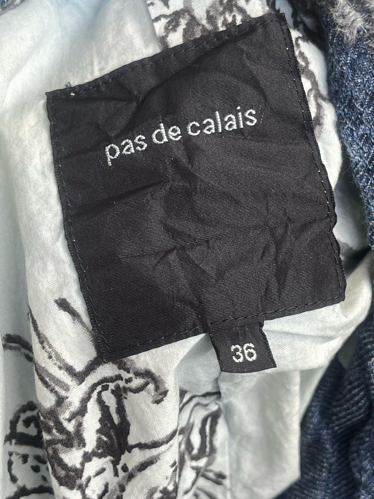 If Six Was Nine × Japanese Brand × Pas de Calais Pas De Calais Denim Jacket Size US L / EU 52-54 / 3 - 21 Thumbnail