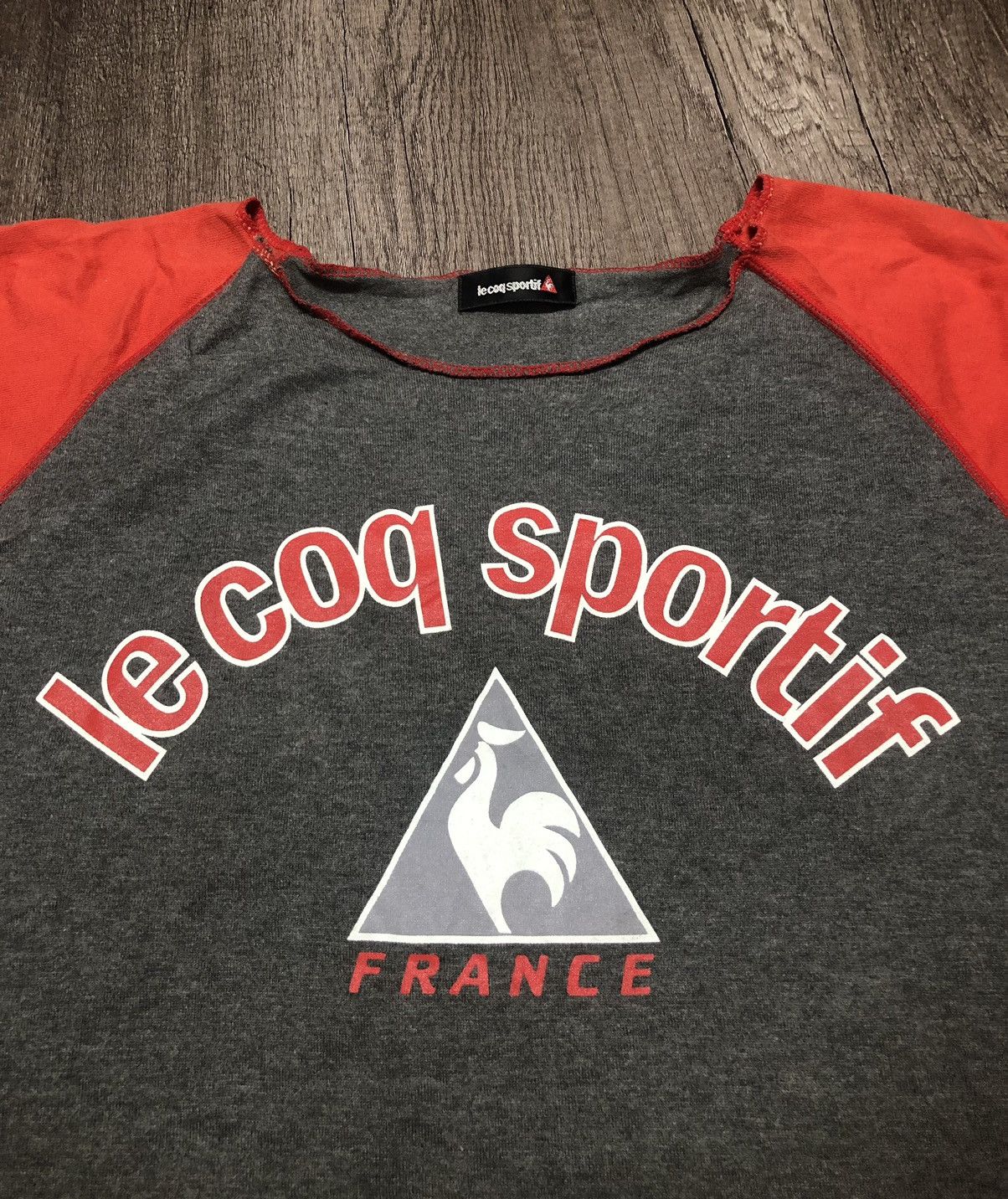 Le Coq Sportif × Vintage Vintage Lecoq Sportif France Tee Shirt Size US L / EU 52-54 / 3 - 9 Thumbnail