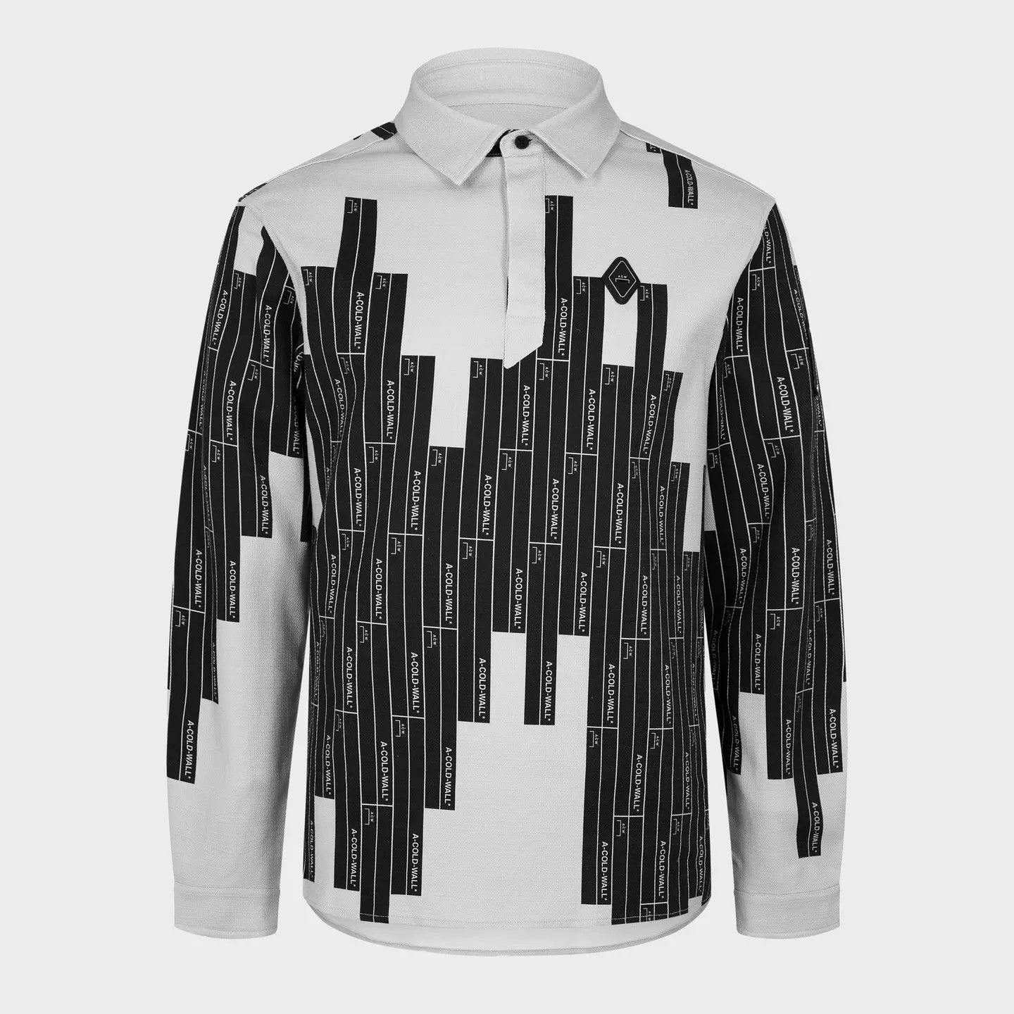 A-COLD-WALL* o1g2r1mq0426 Vector Monogram Long-Sleeve Polo Shirt Size US M / EU 48-50 / 2 - 1 Thumbnail
