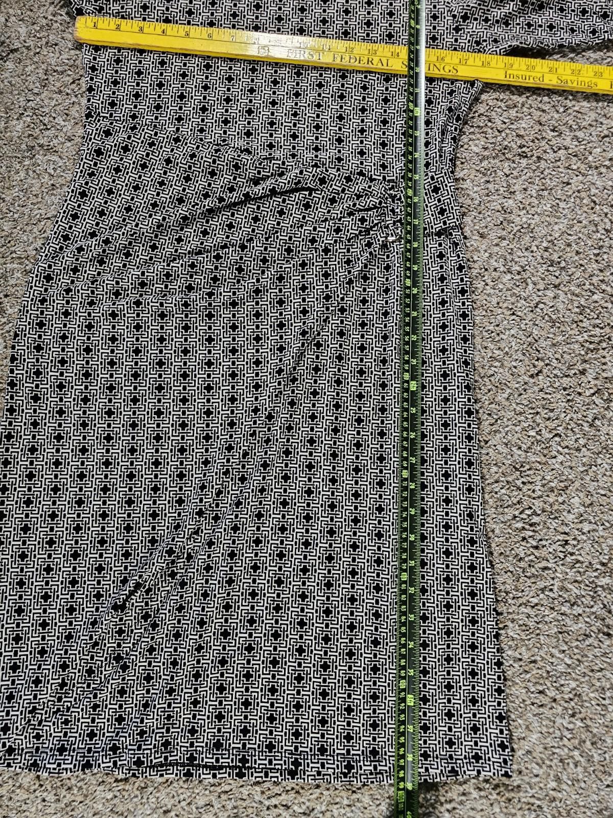 Other Dana Buchman Black Geometric Dress Medium Size M / US 6-8 / IT 42-44 - 4 Thumbnail
