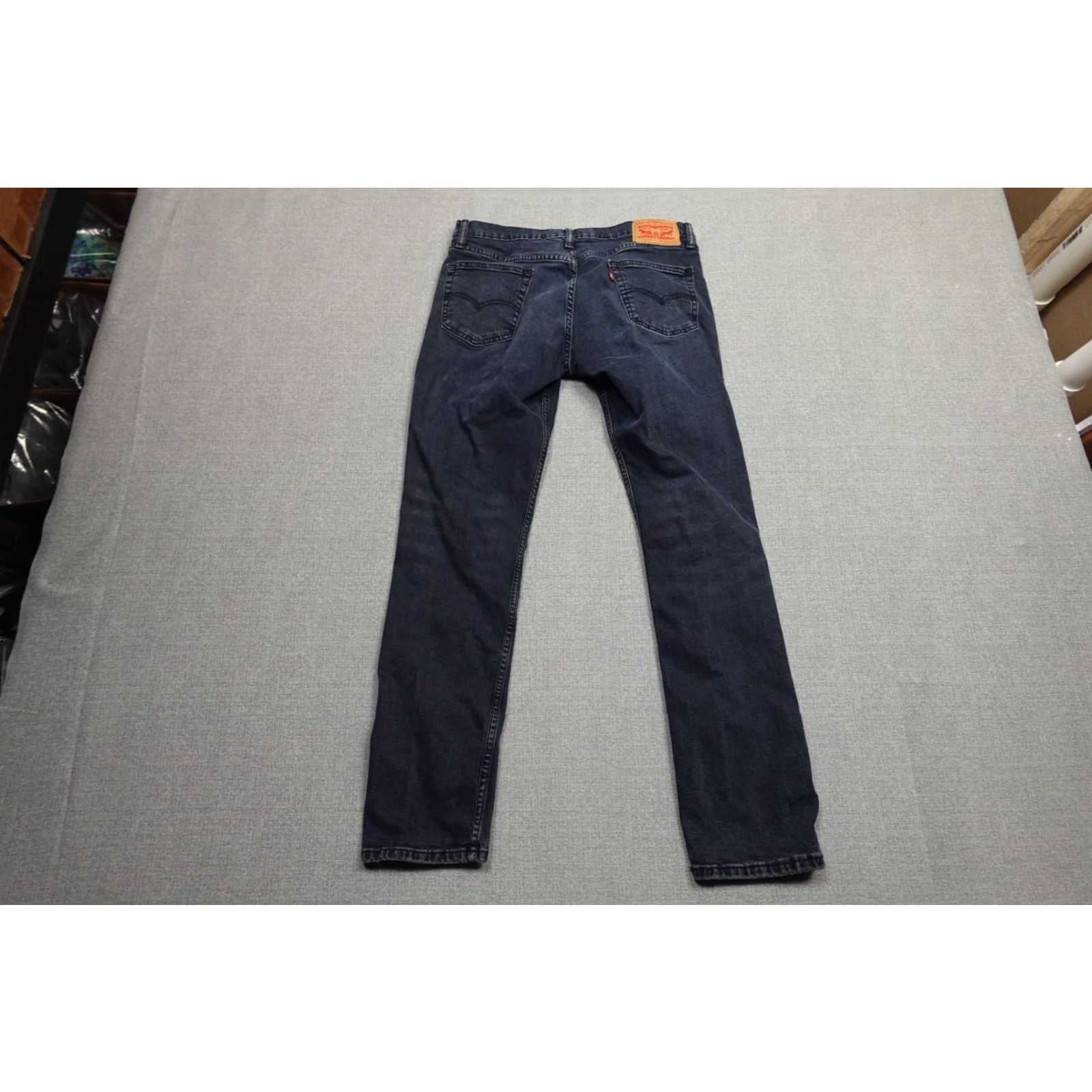 Levi's Levi's 511 Jeans Mens 34x32 Blue Slim Fit Stretch Tapered Zip Fly Denim 99% Cotton 1% Elastane Regular Inseam 32 Egypt Made Size US 34 / EU 50 - 4 Thumbnail