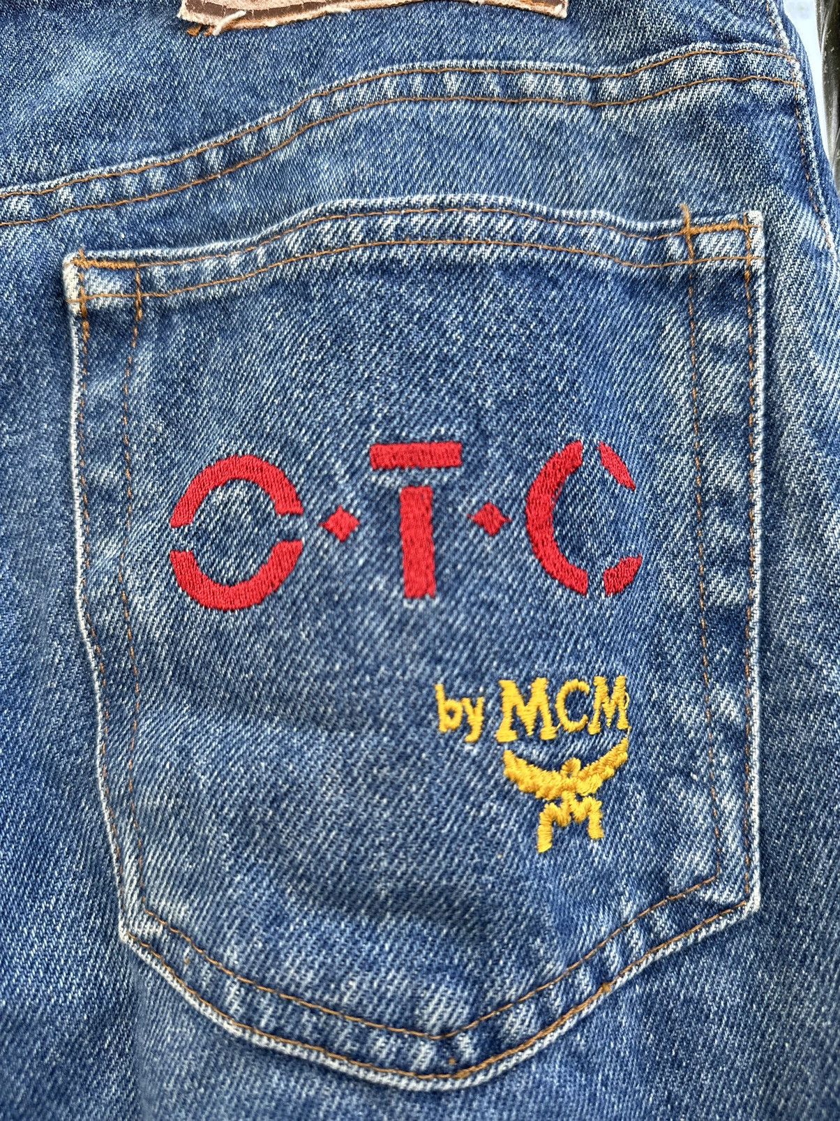 If Six Was Nine Designer Italy💥 Mcm Denim Simple Style💥 Size US 30 / EU 46 - 8 Thumbnail