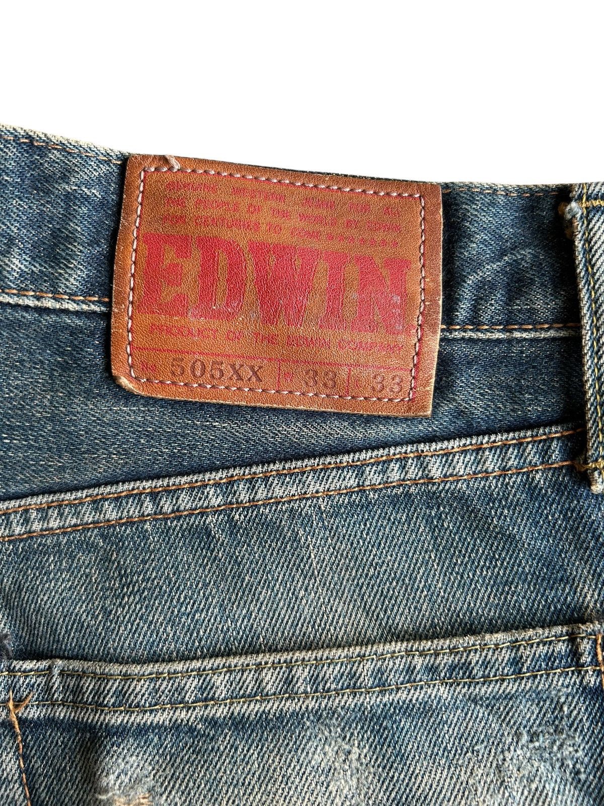 Kapital Vintage Edwin 505xx Selvedge Rusty Mudwash Distressed Denim Size US 34 / EU 50 - 9 Thumbnail