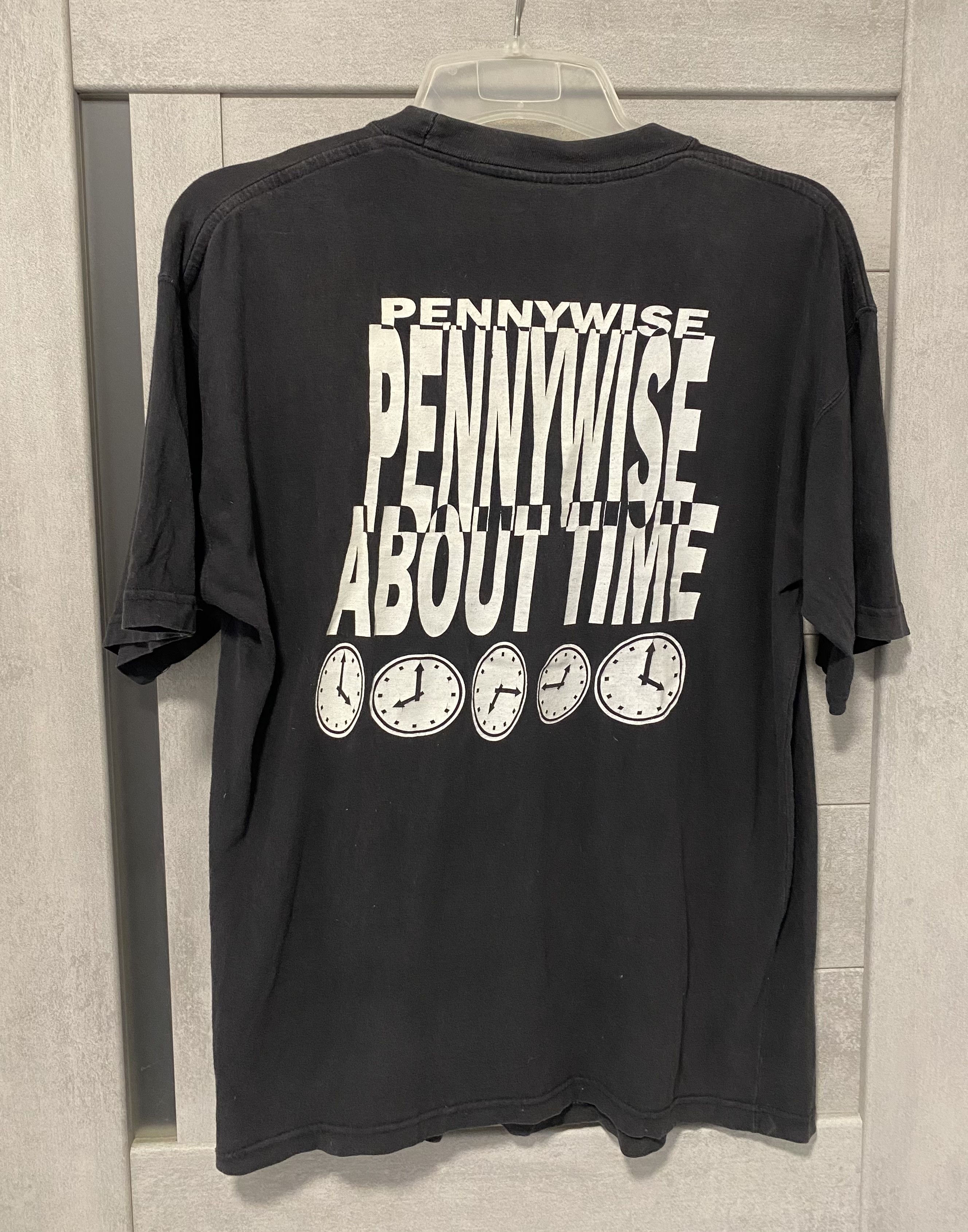 Vintage 1995 Pennywise About time t-shirt