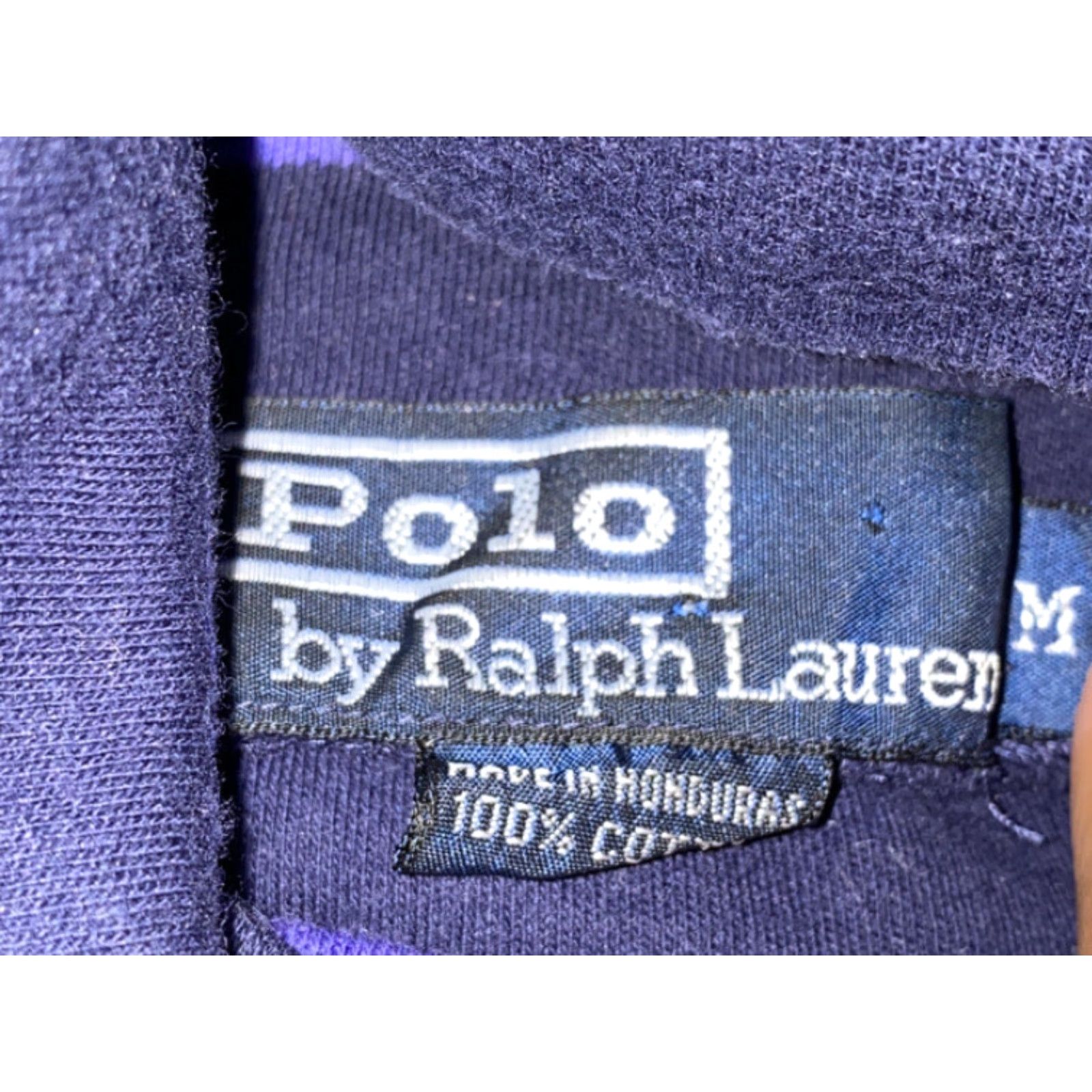 Polo Ralph Lauren Polo Ralph Lauren Mens Blue Striped Moc Neck Shirt M Long Sleeve Casual Cotton Size US M / EU 48-50 / 2 - 6 Thumbnail