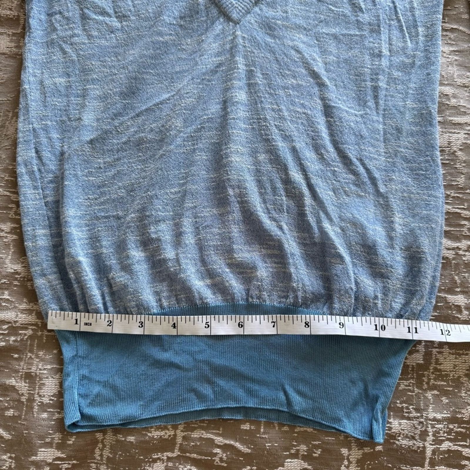 Dolce & Gabbana Dolce & Gabbana Sky Blue V-Neck Top, Size 38 Size XS / US 0-2 / IT 36-38 - 6 Thumbnail