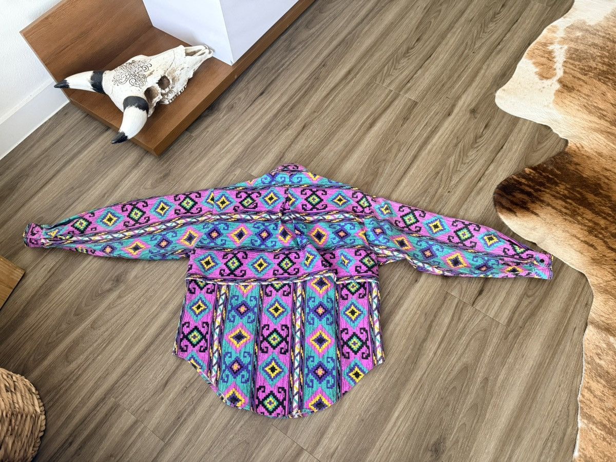 Panhandle Slim Vintage PANHANDLE SLIM Western Aztec Shirt Medium Overlaps Size M / US 6-8 / IT 42-44 - 5 Thumbnail