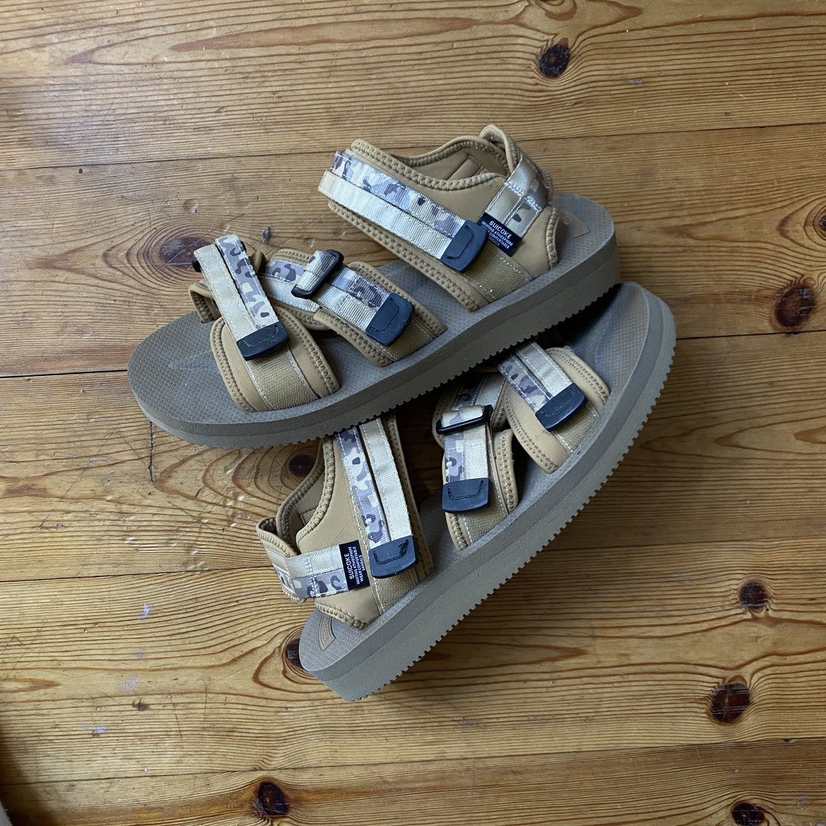 image of Suicoke X Highsnobiety x Monkey Time (2017) Shoes in Beige, Men's (Size 11)