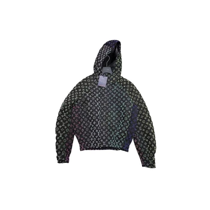 Authentic lV Neon Gradient Mesh Hooded Jacket