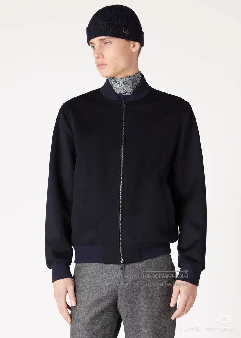Loro Piana Loro Piana Cashmere Ivy Bomber pilot jacket Size US XL / EU 56 / 4 - 3 Thumbnail