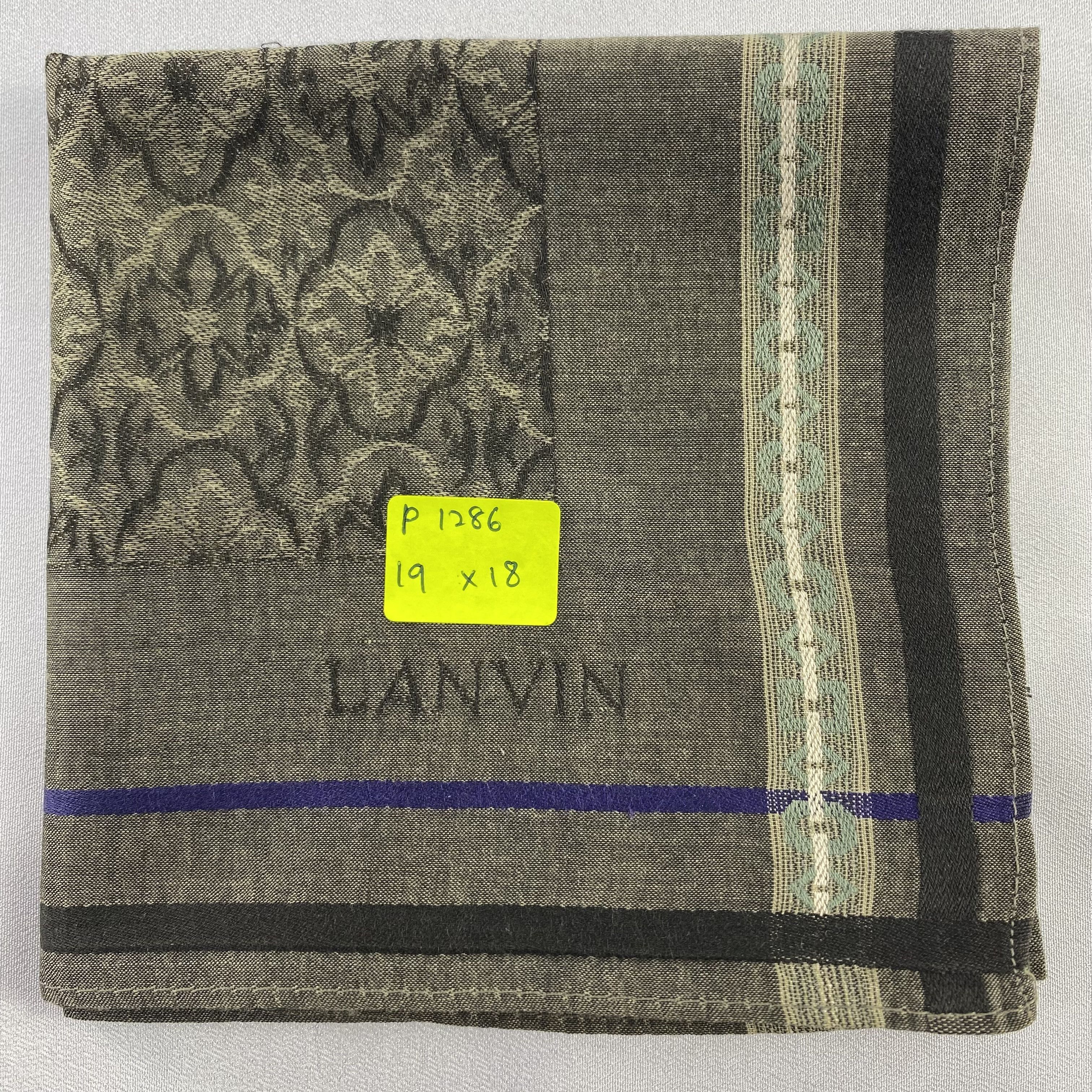 Lanvin × Vintage Lanvin Bandana/ Handkerchief / Neckerchief-P1286 Size ONE SIZE - 5 Thumbnail