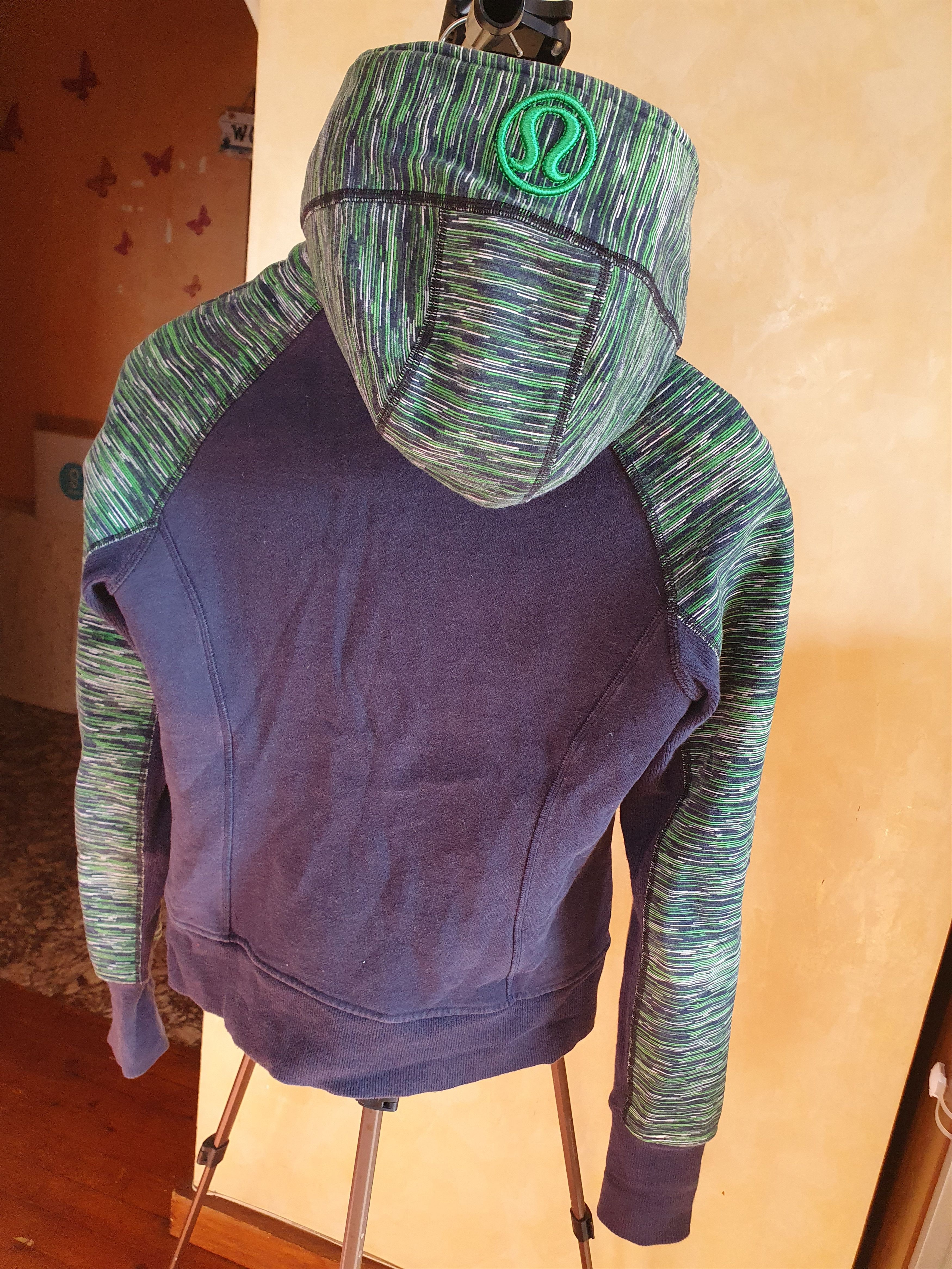 Lululemon Lululemon Scuba Jacket Blue Green Hoodie sz 8 Size M / US 6-8 / IT 42-44 - 9 Thumbnail