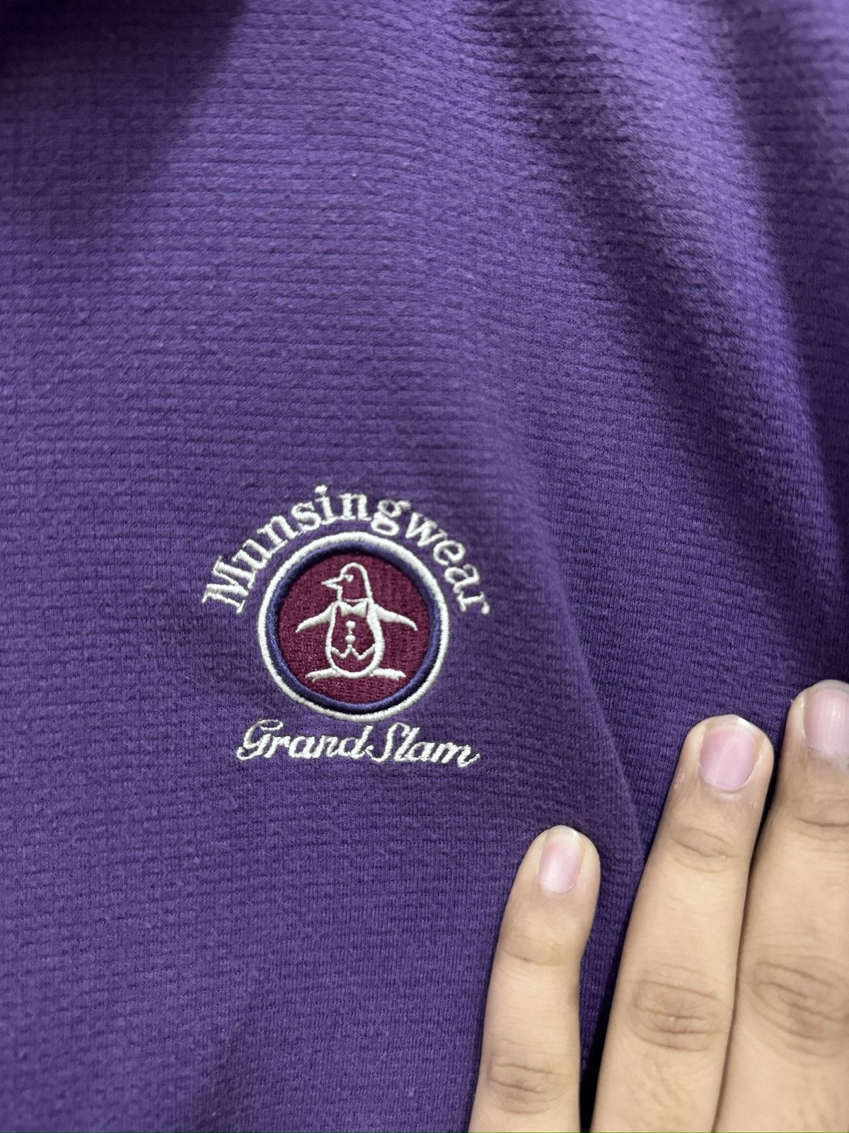 Vintage Pinguin by Mungsing Wear Half zip Longsleeve Size US L / EU 52-54 / 3 - 3 Thumbnail