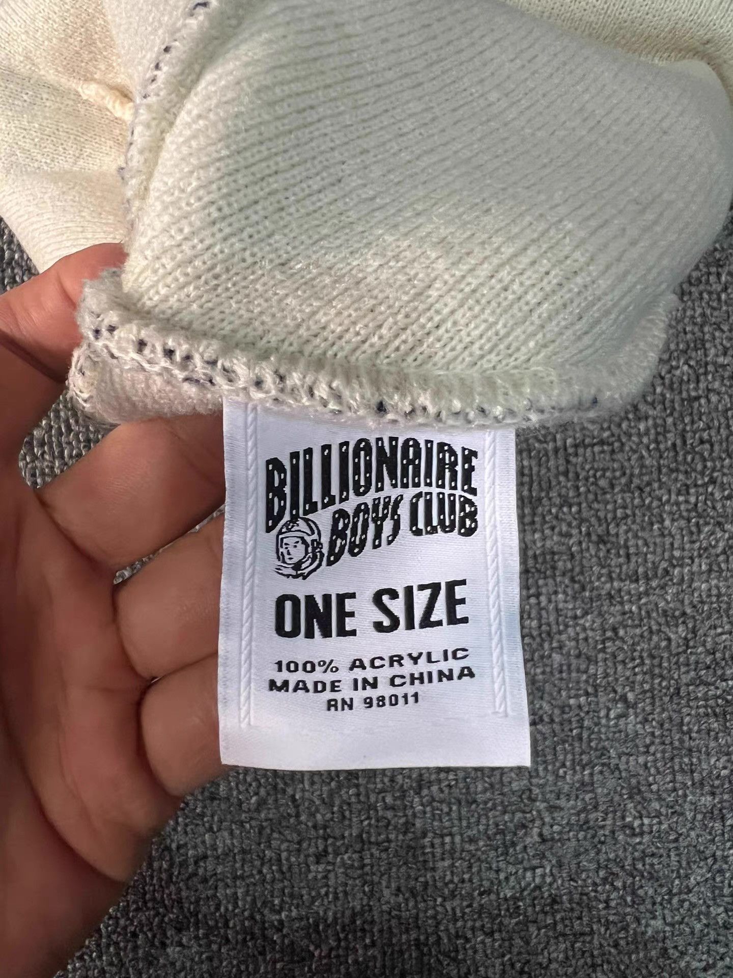 Billionaire Boys Club 22FW BBC Script Logo Knitted Beanie Q7 Size ONE SIZE - 4 Thumbnail