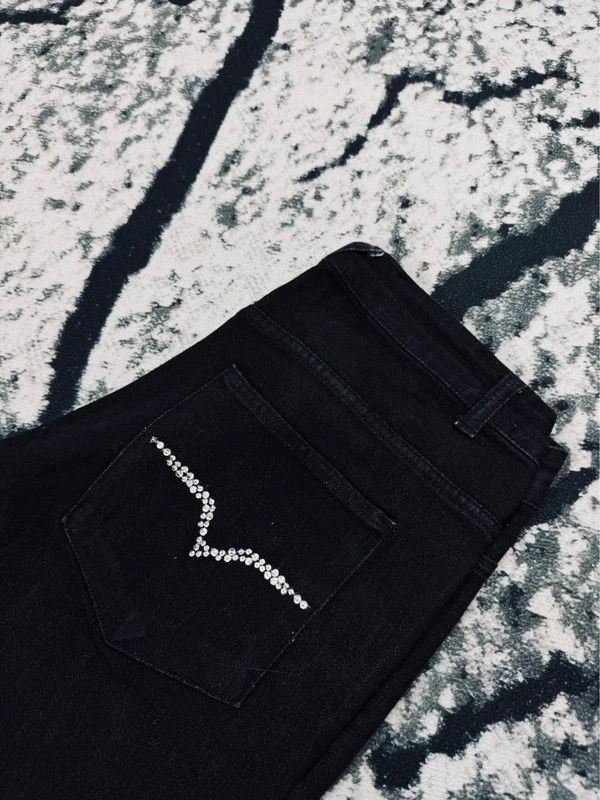 Versace Vintage Versace jeans black 30 L Size 30" / US 8 / IT 44 - 3 Thumbnail