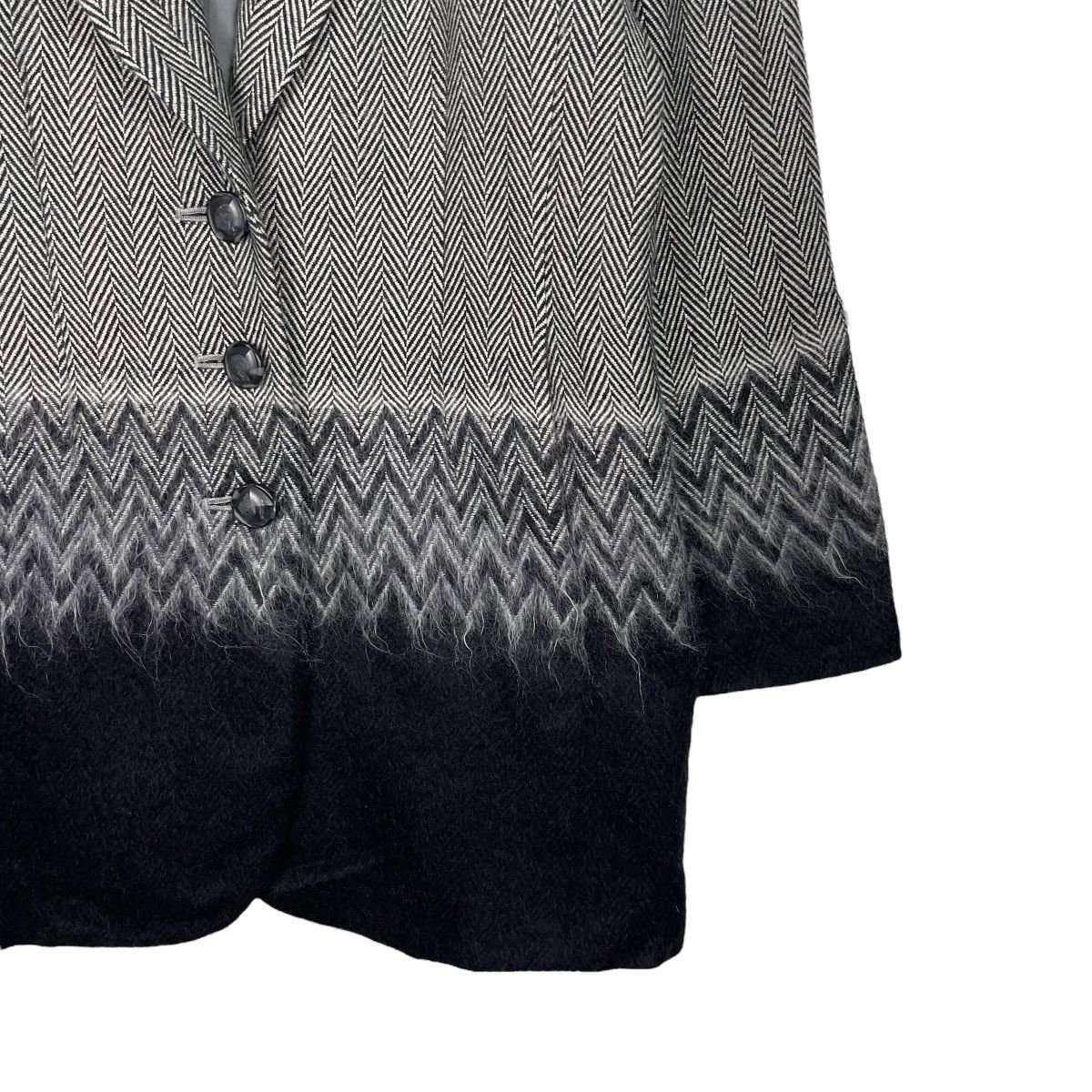 Japanese Brand Nice Design Keizo Ayata Herringbone Women Jacket Size M / US 6-8 / IT 42-44 - 4 Thumbnail