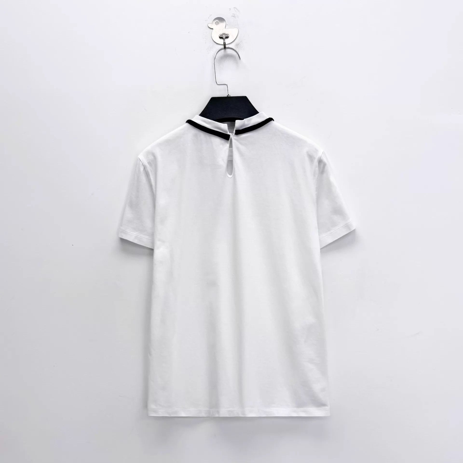 Miu Miu Miu Miu Women's White Bow Logo Short Sleeve Coco Chic Size XS / US 0-2 / IT 36-38 - 2 Thumbnail