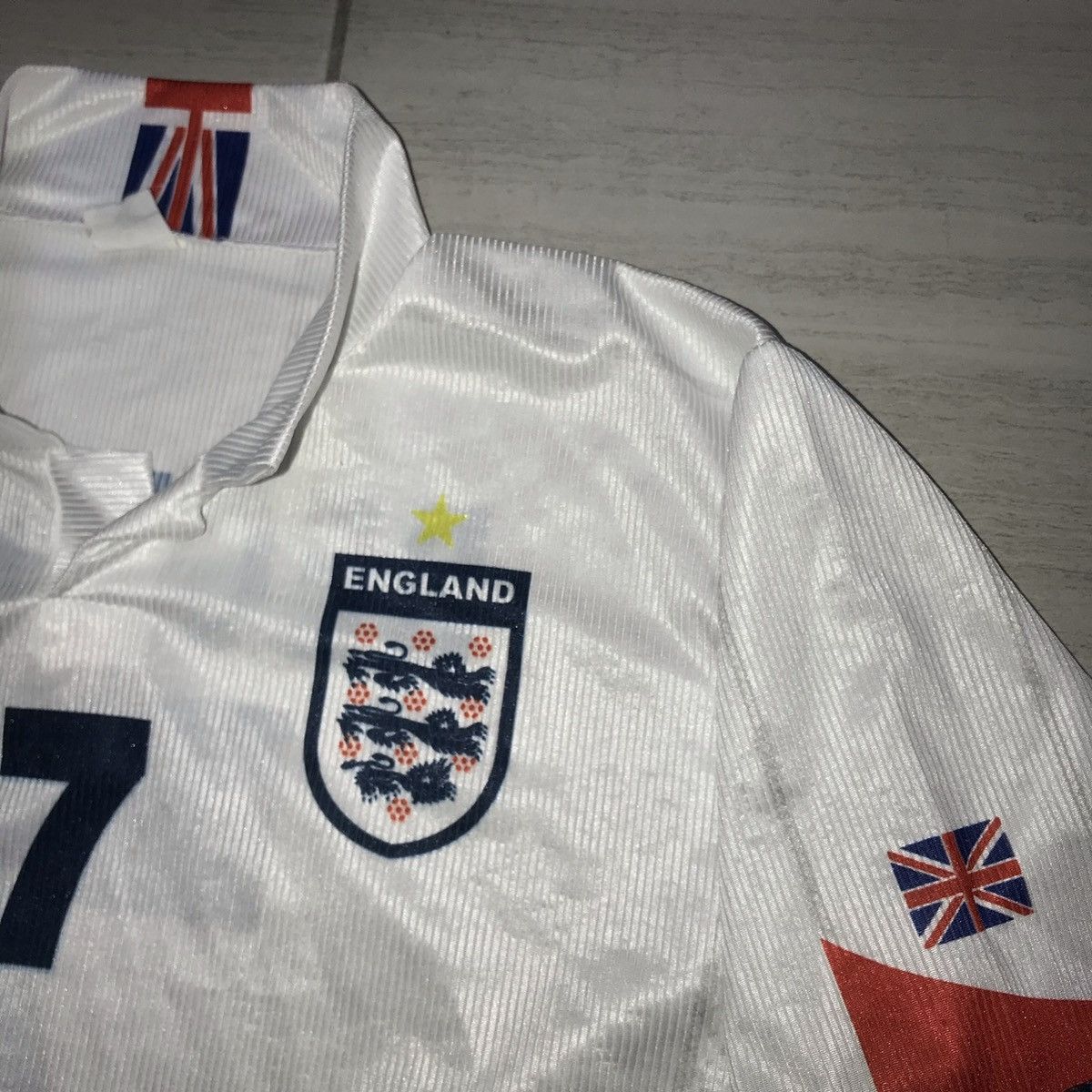 David Beckham Vintage David Beckham England 7 Jersey Size US S / EU 44-46 / 1 - 5 Thumbnail